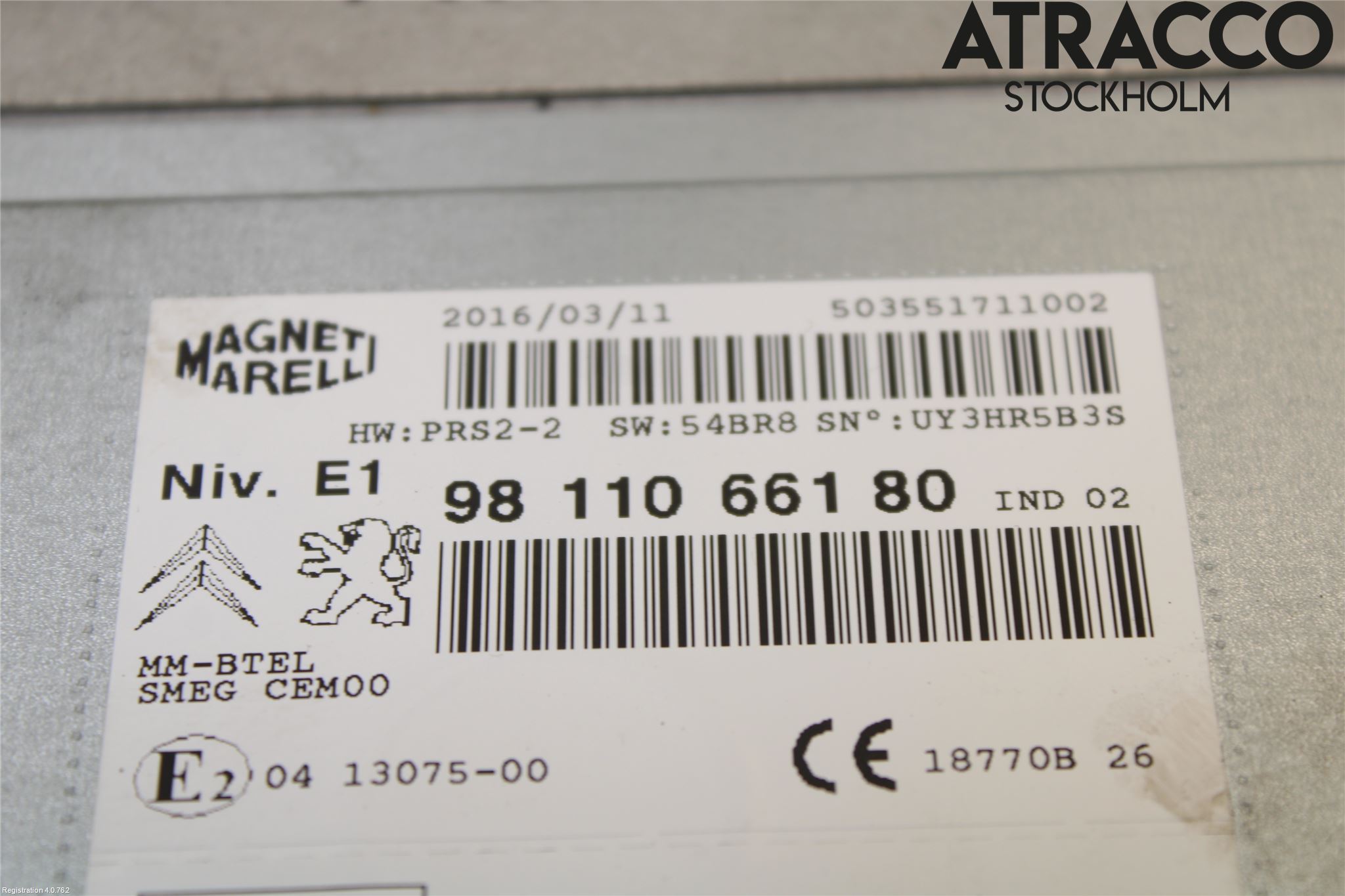 Peugeot 2008 13-20 Cd Radio - Multimediapanel