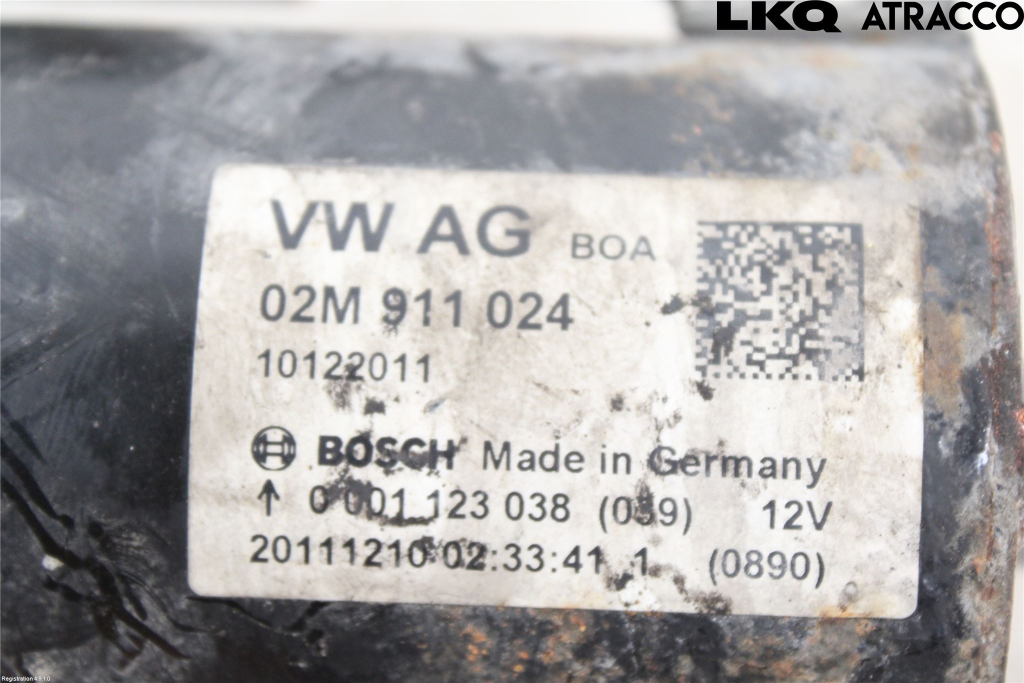 Skoda YETI Startmotor