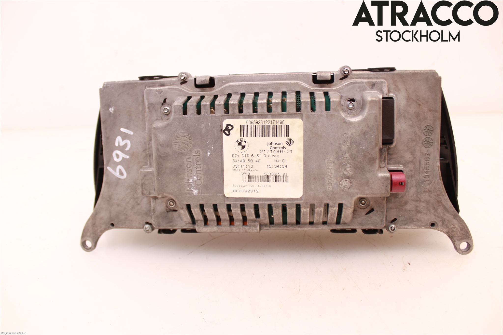 BMW X6 E71/E72   08-14 Cd Radio - Multimediapanel