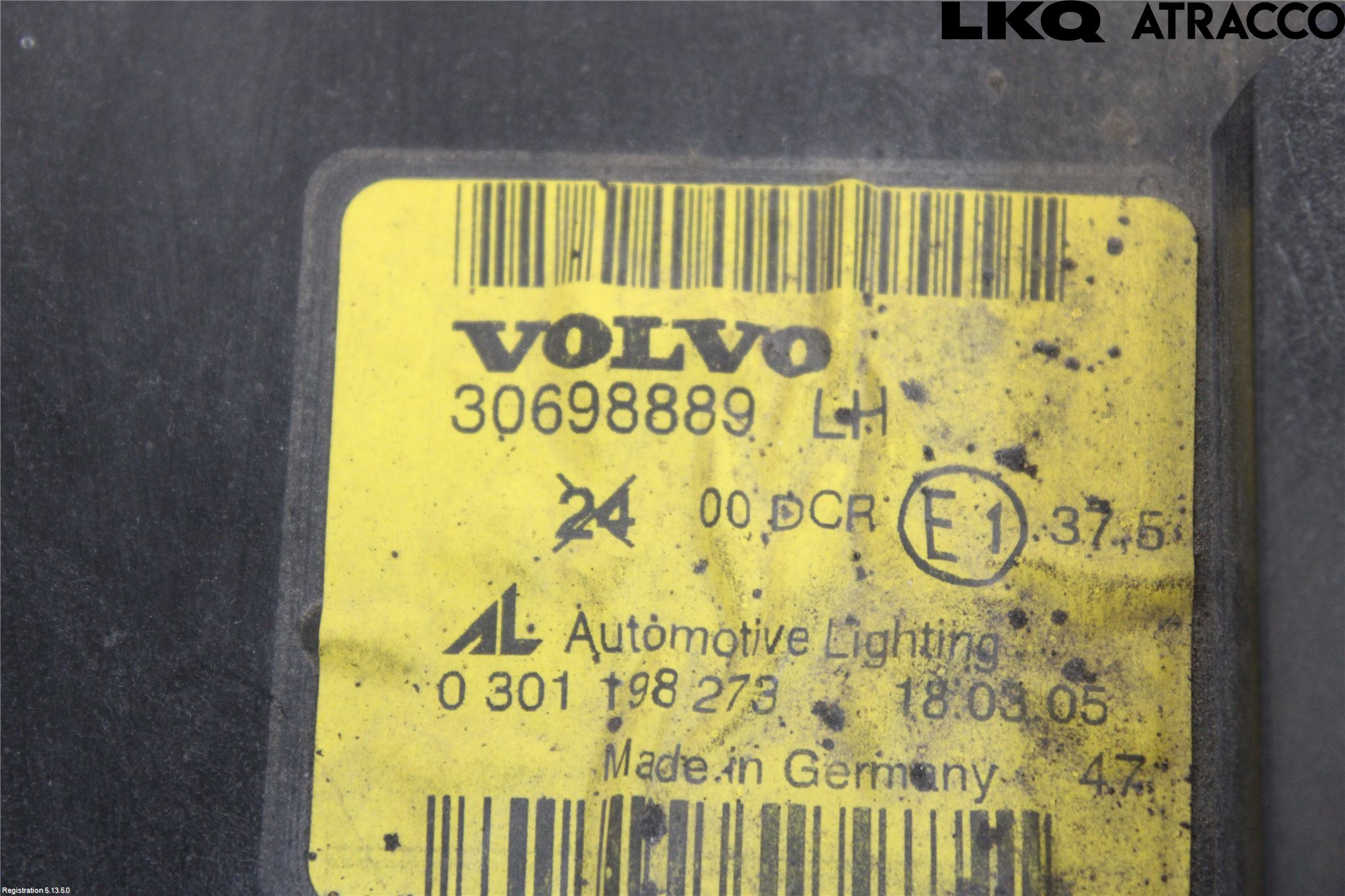 Volvo V50 04-07 Strålkastare Vänster