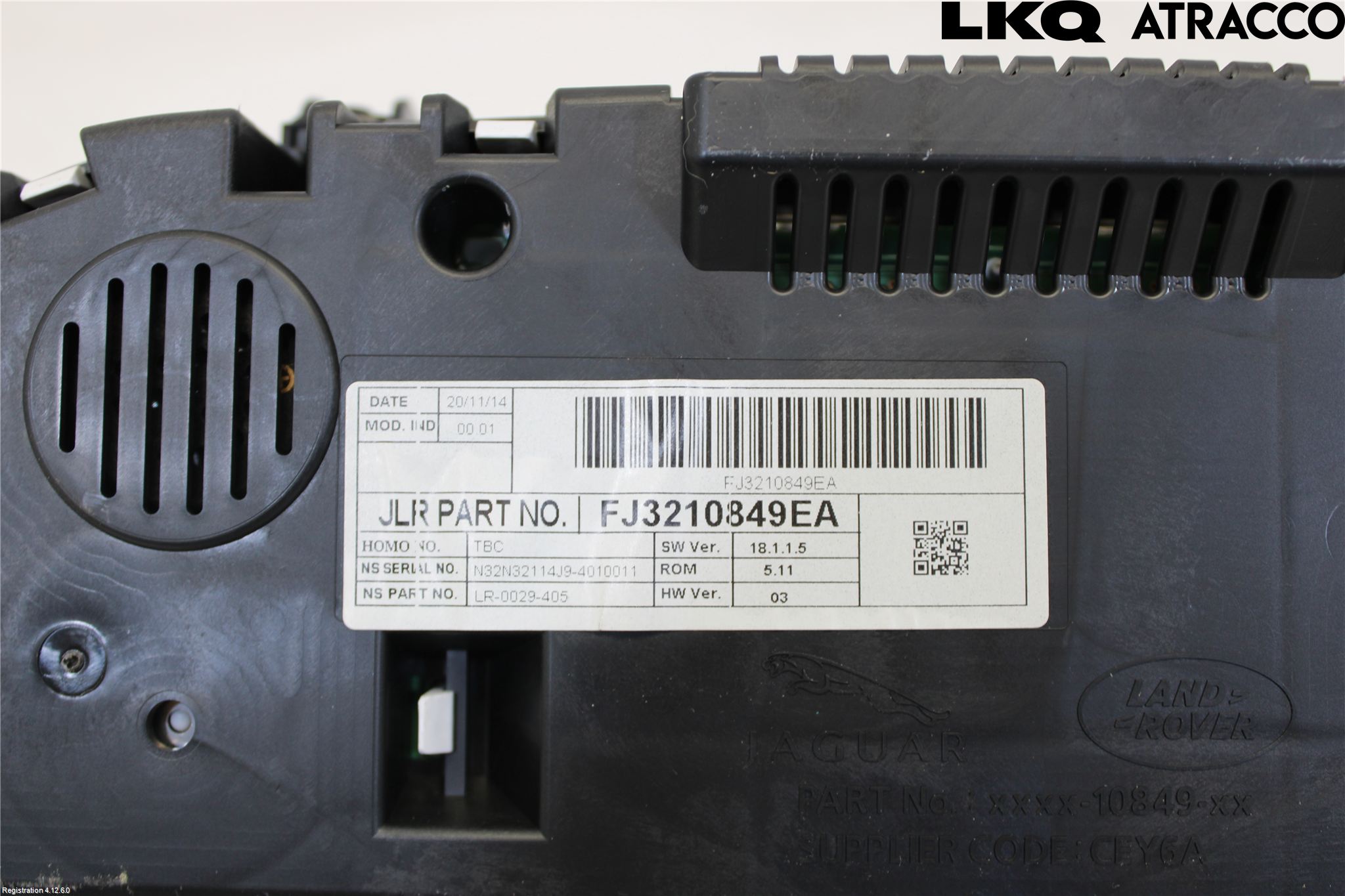 Landrover LAND ROVER RANGE ROVER EVOQUE (L538) 11-18 Instrument Komb