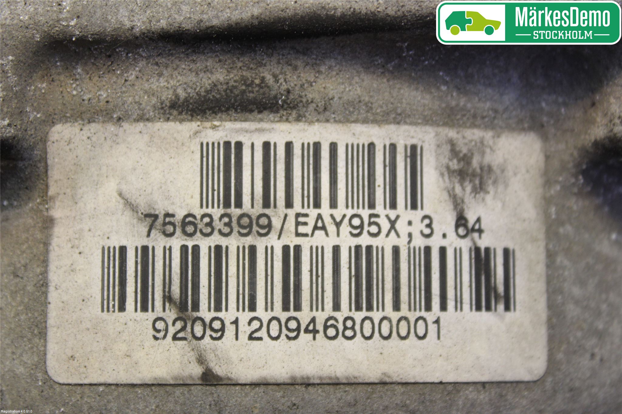 BMW X6 E71/E72   08-14 Framvagn Diffrential