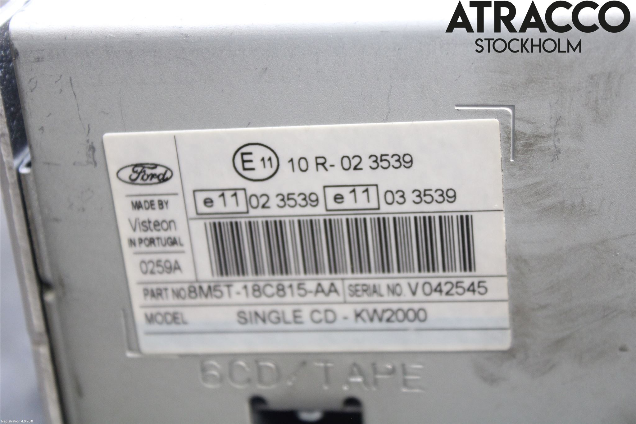 Ford FOCUS 08-11 Cd Radio - Multimediapanel