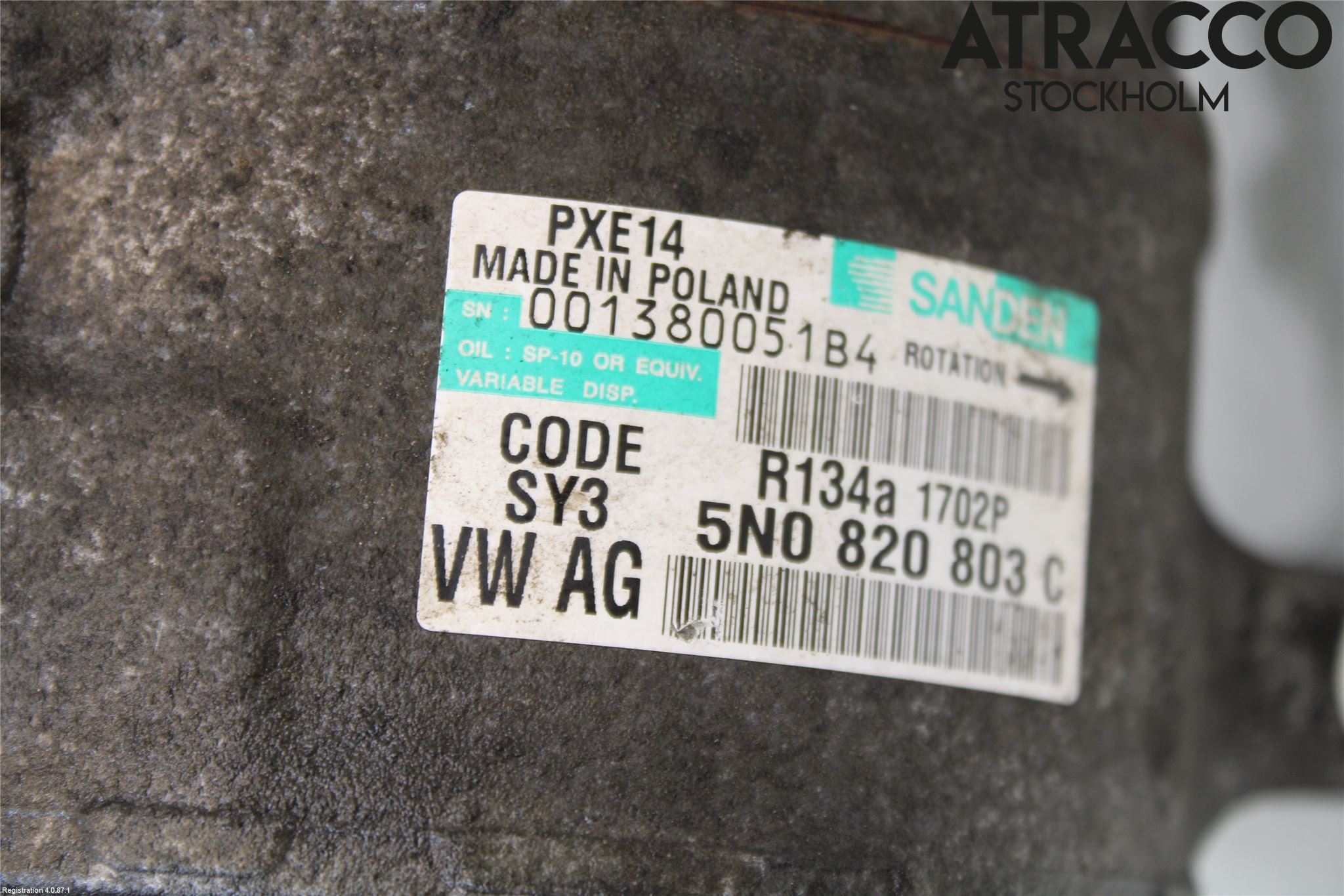 Skoda FABIA 07-14 Ac Kompressor