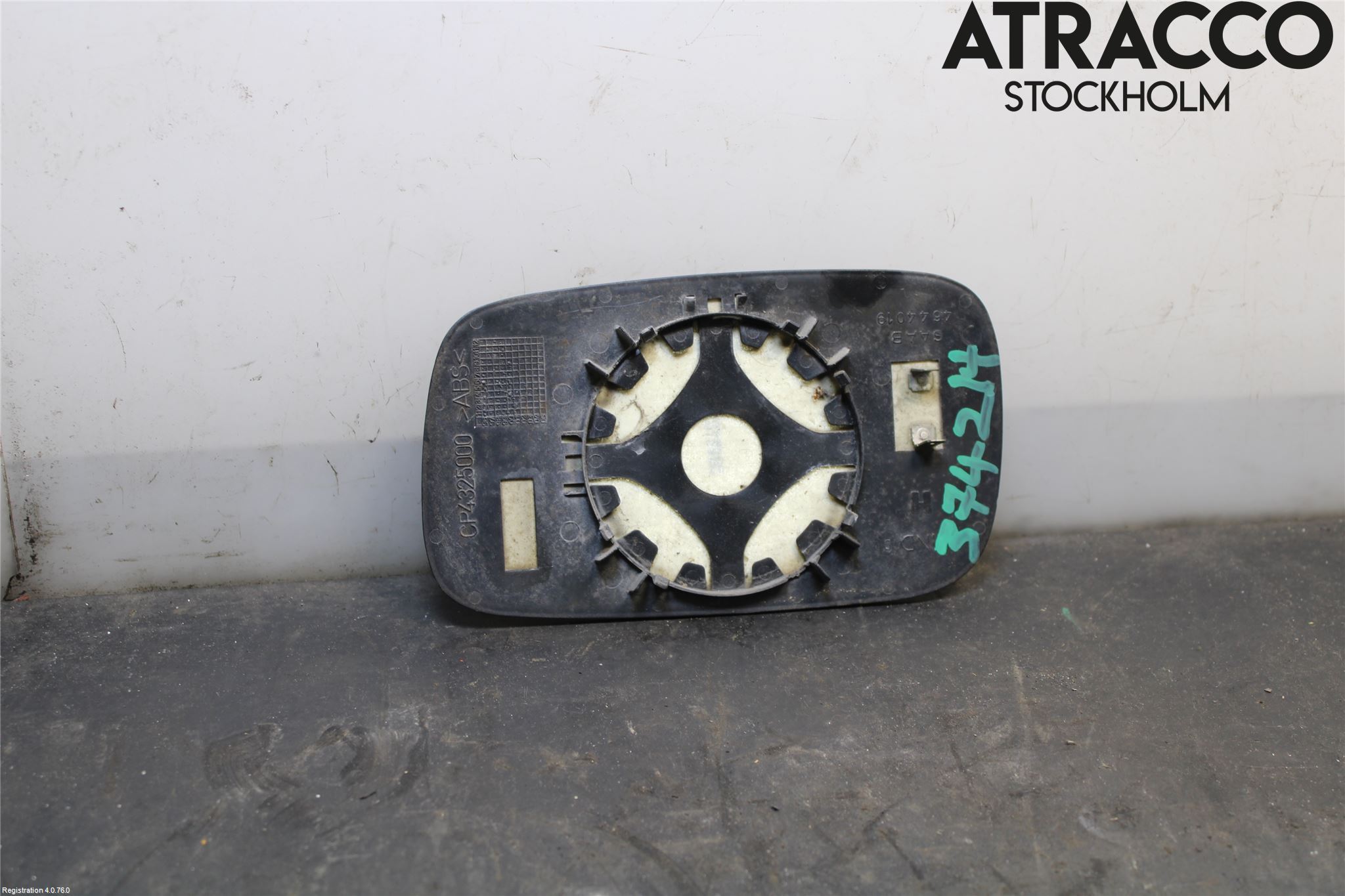 Saab 9-5 -05 Spegelglas Hö