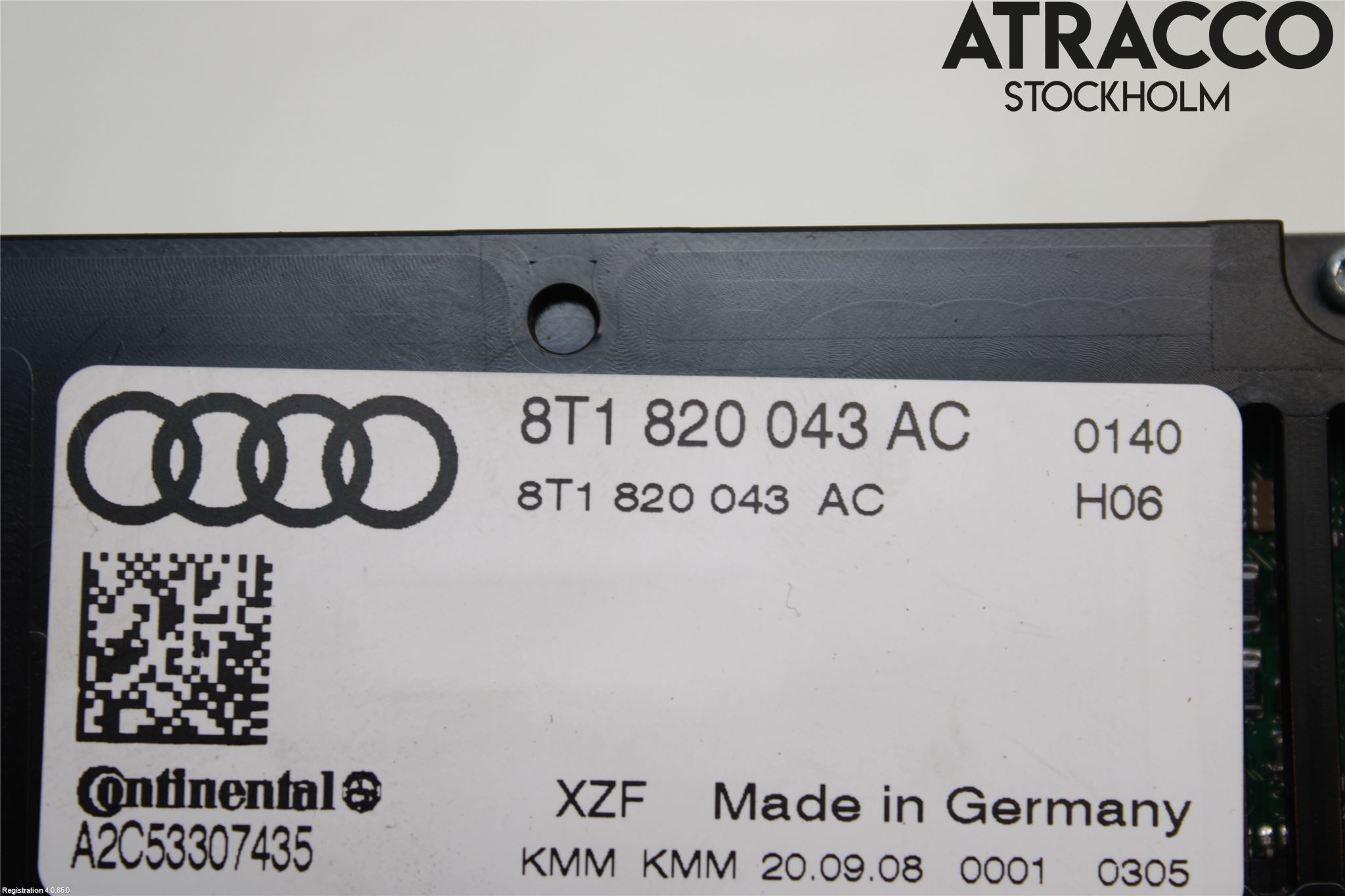 Audi Q5 09-16 Ac Styrenhet Ac Manöveren