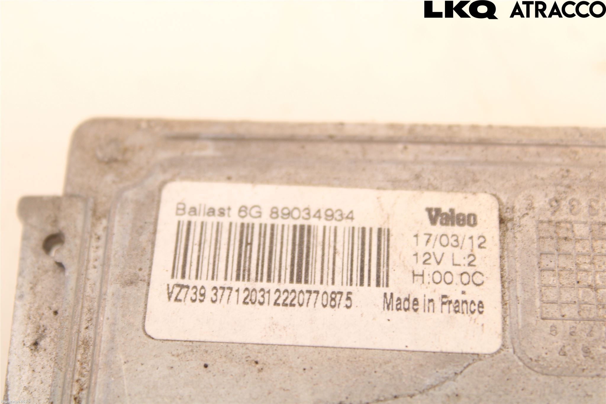 Peugeot 5008 10-16 Styrenhet Strålkastare