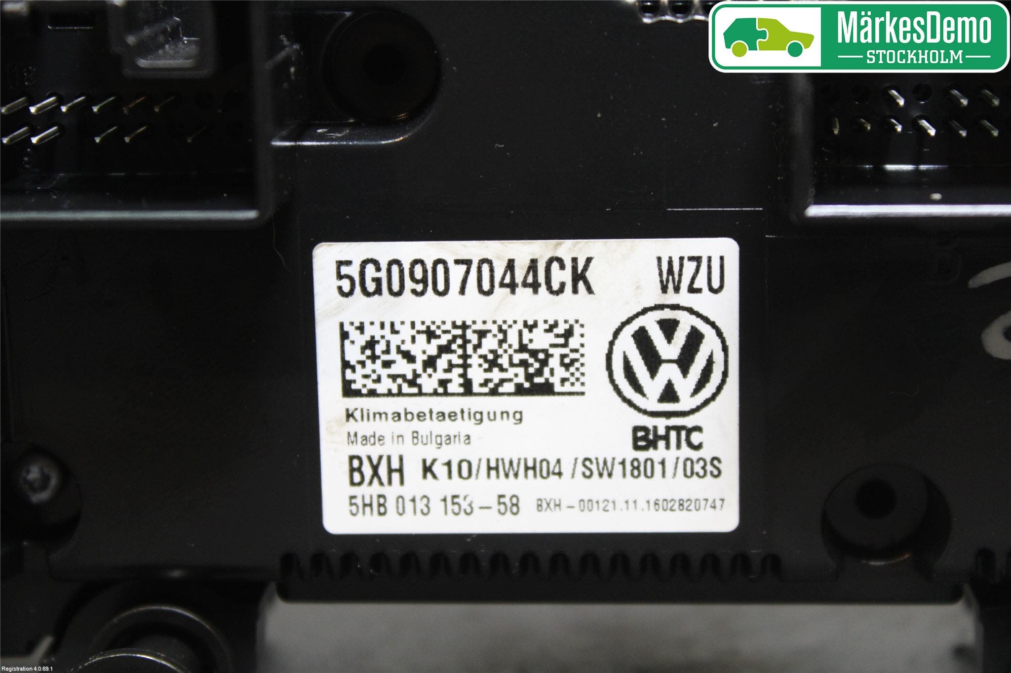 Volkswagen VW PASSAT 15-19 Ac Styrenhet Ac Manöveren