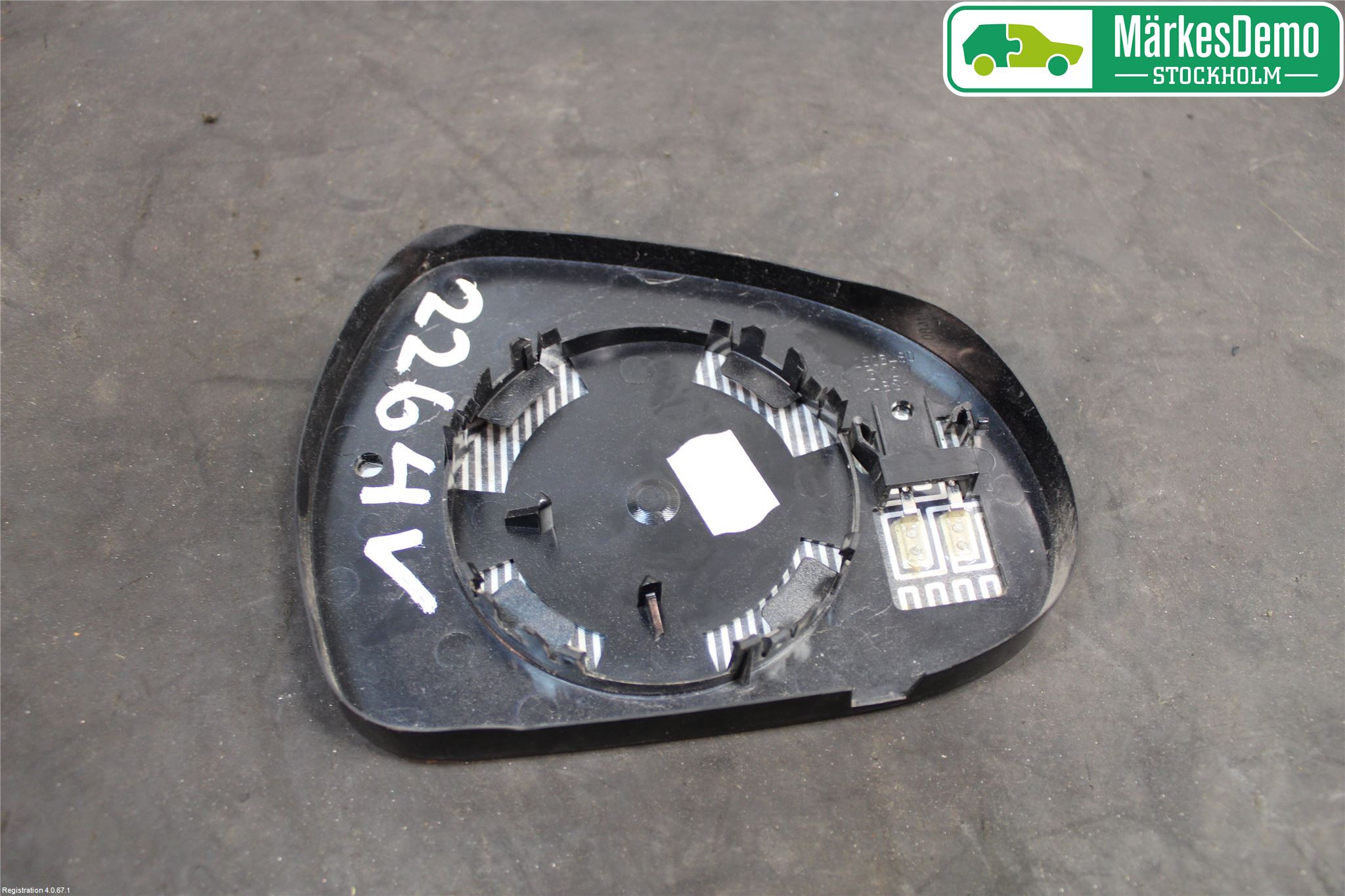 Peugeot 308 08-13 Spegelglas Vä