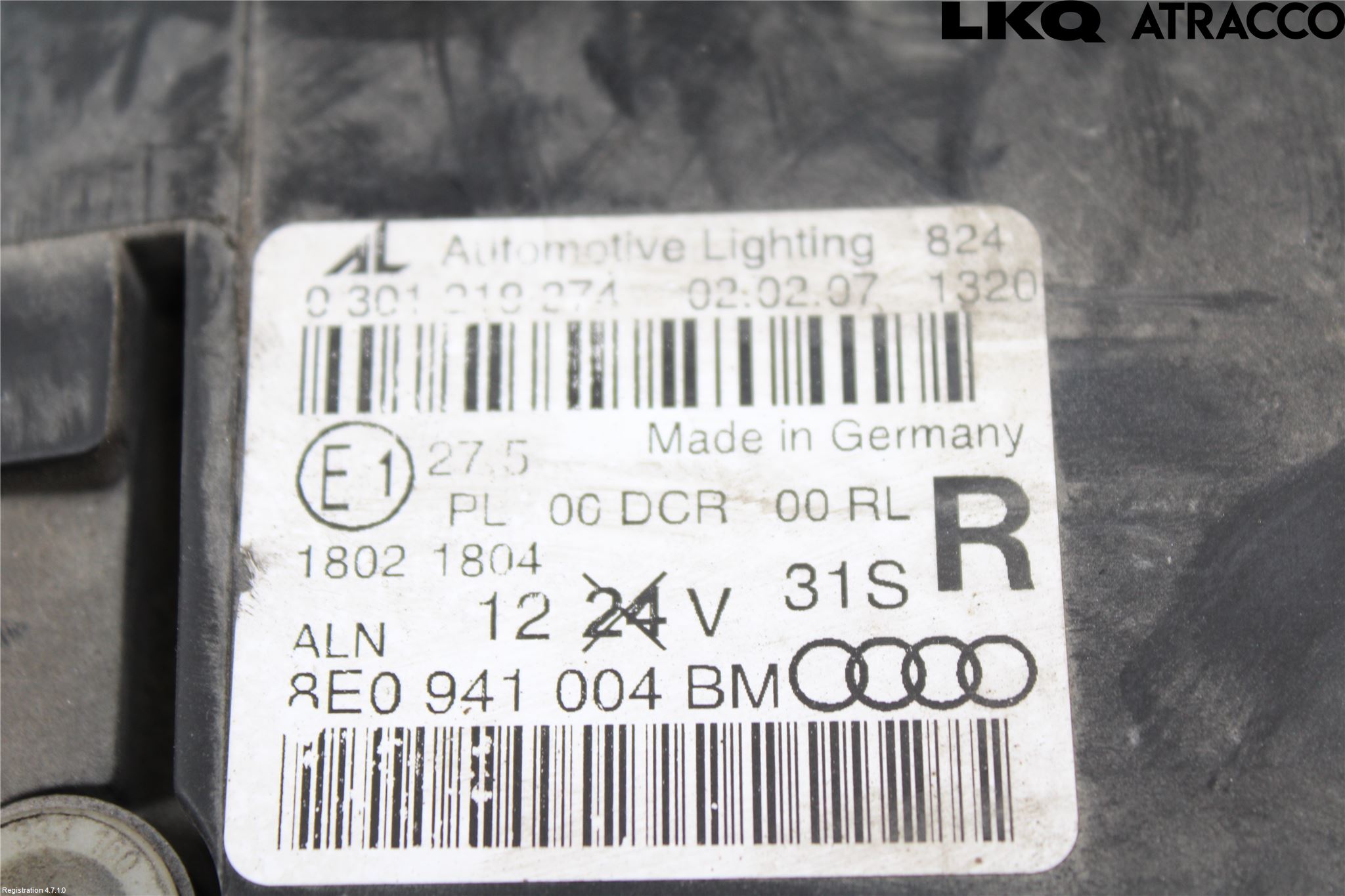 Audi A4/S4 05-07 Strålkastare Höger