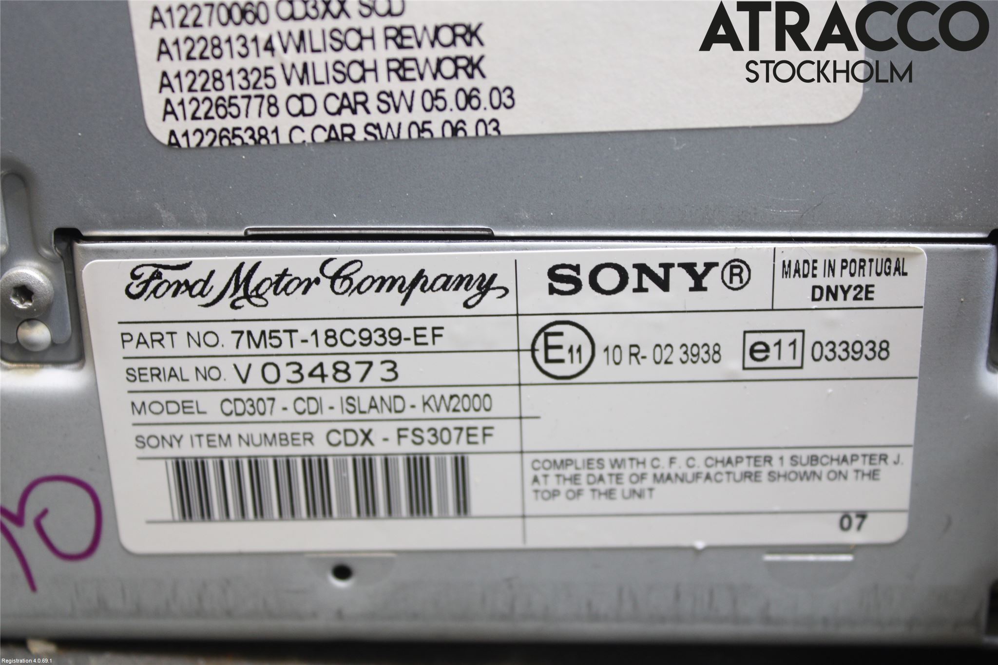 Ford FOCUS 08-11 Cd Radio - Multimediapanel