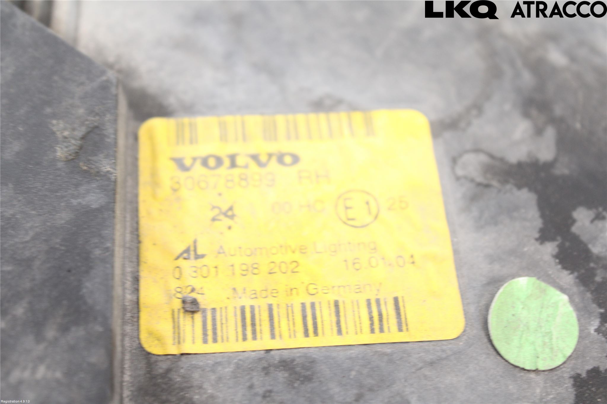 Volvo S40 04-07 Strålkastare Höger