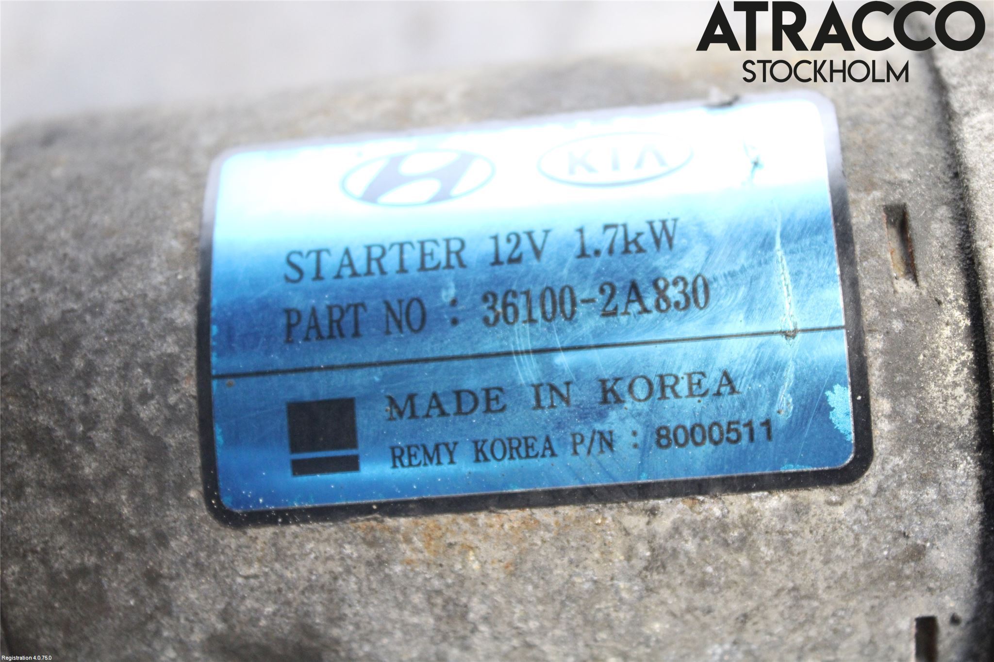 Kia CARENS III 13-19 Startmotor Diesel