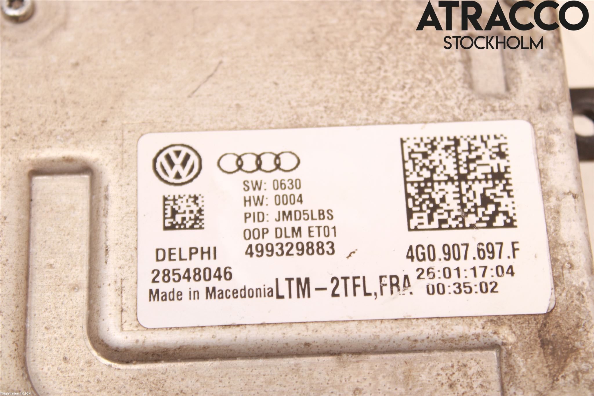 Audi A7/S7 4G 11-17 Styrenhet Strålkastare