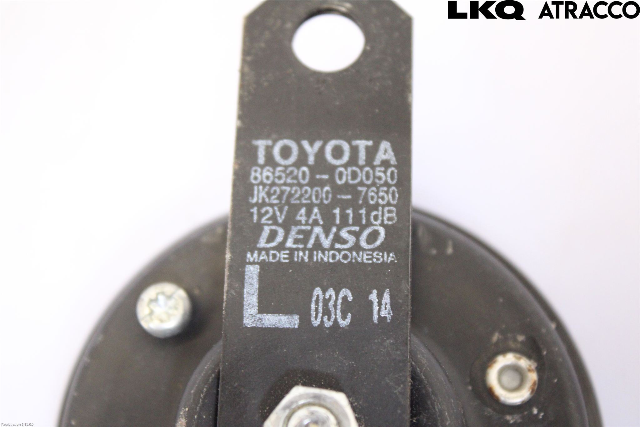 Toyota YARIS XP130 15-20 Signalhorn