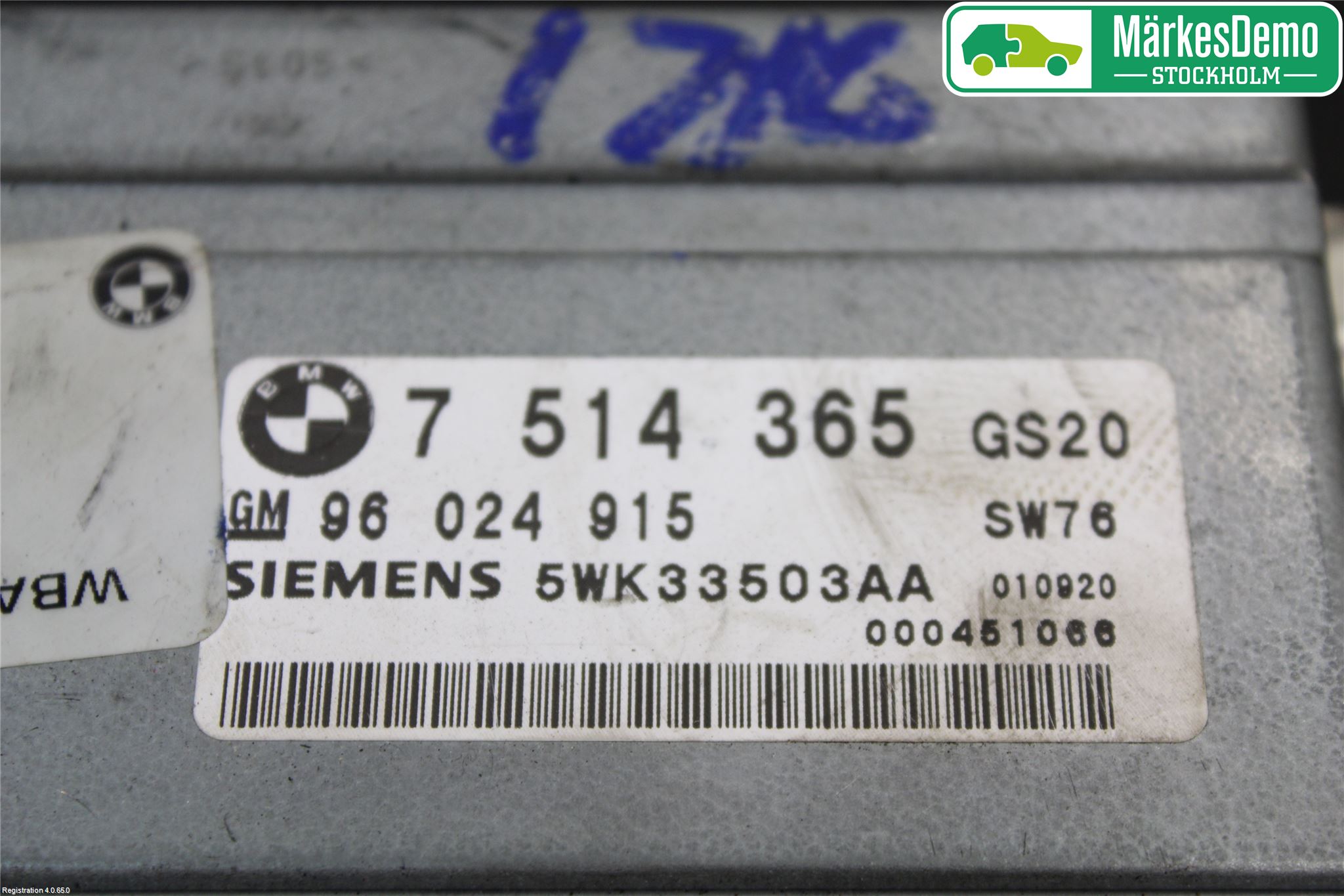 BMW 3 E46      98-05 Styrenhet Växellåda