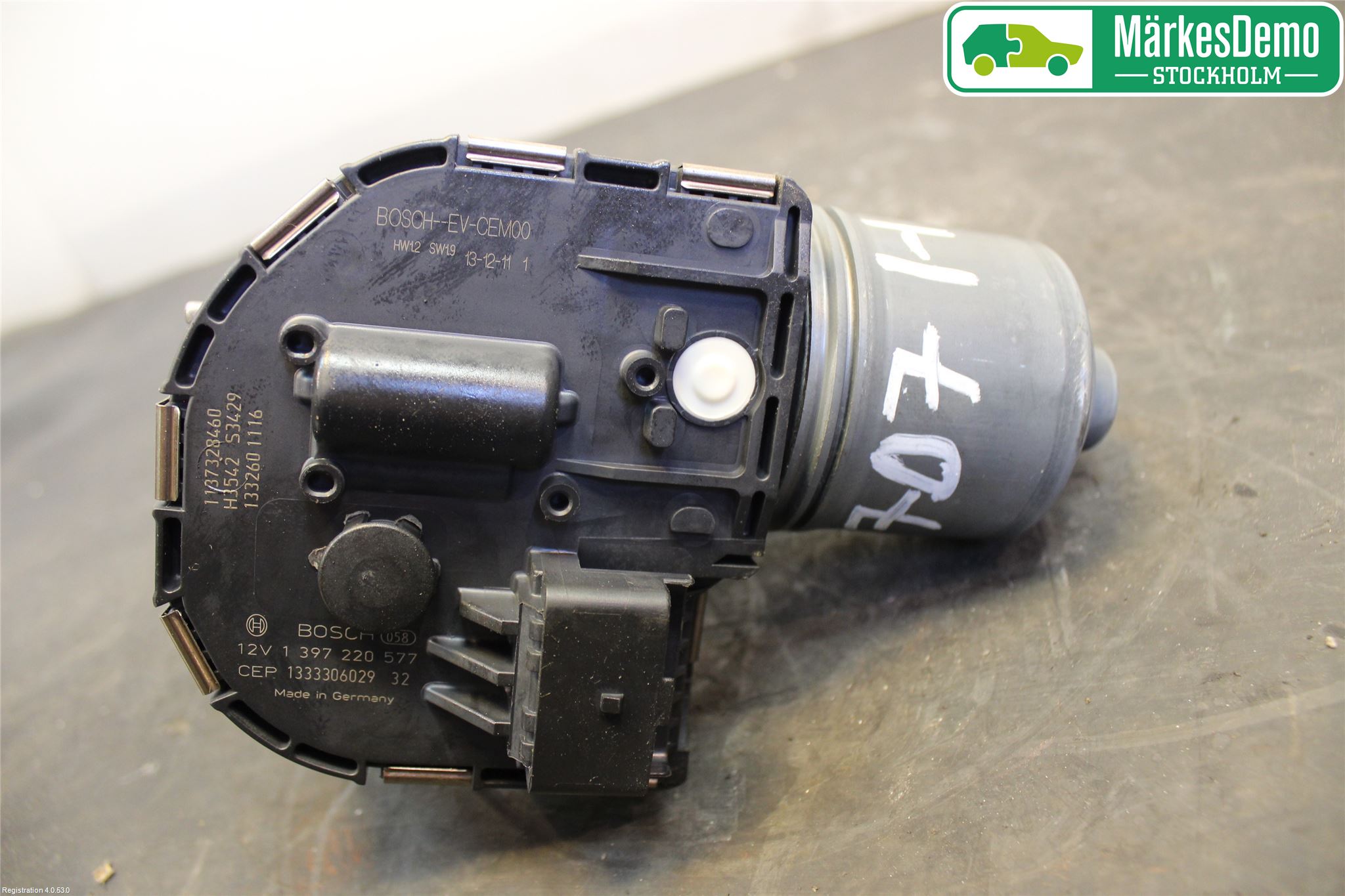 Peugeot 3008 09-16 Torkarmotor Vindruta