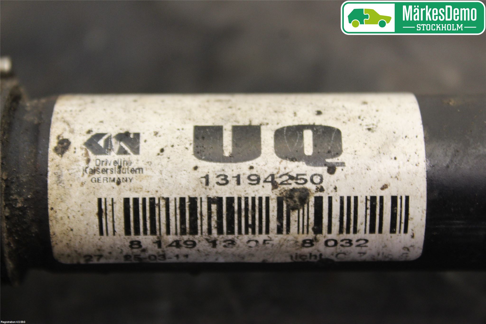 Opel ZAFIRA B 06-14 Drivaxel Fram Vänster