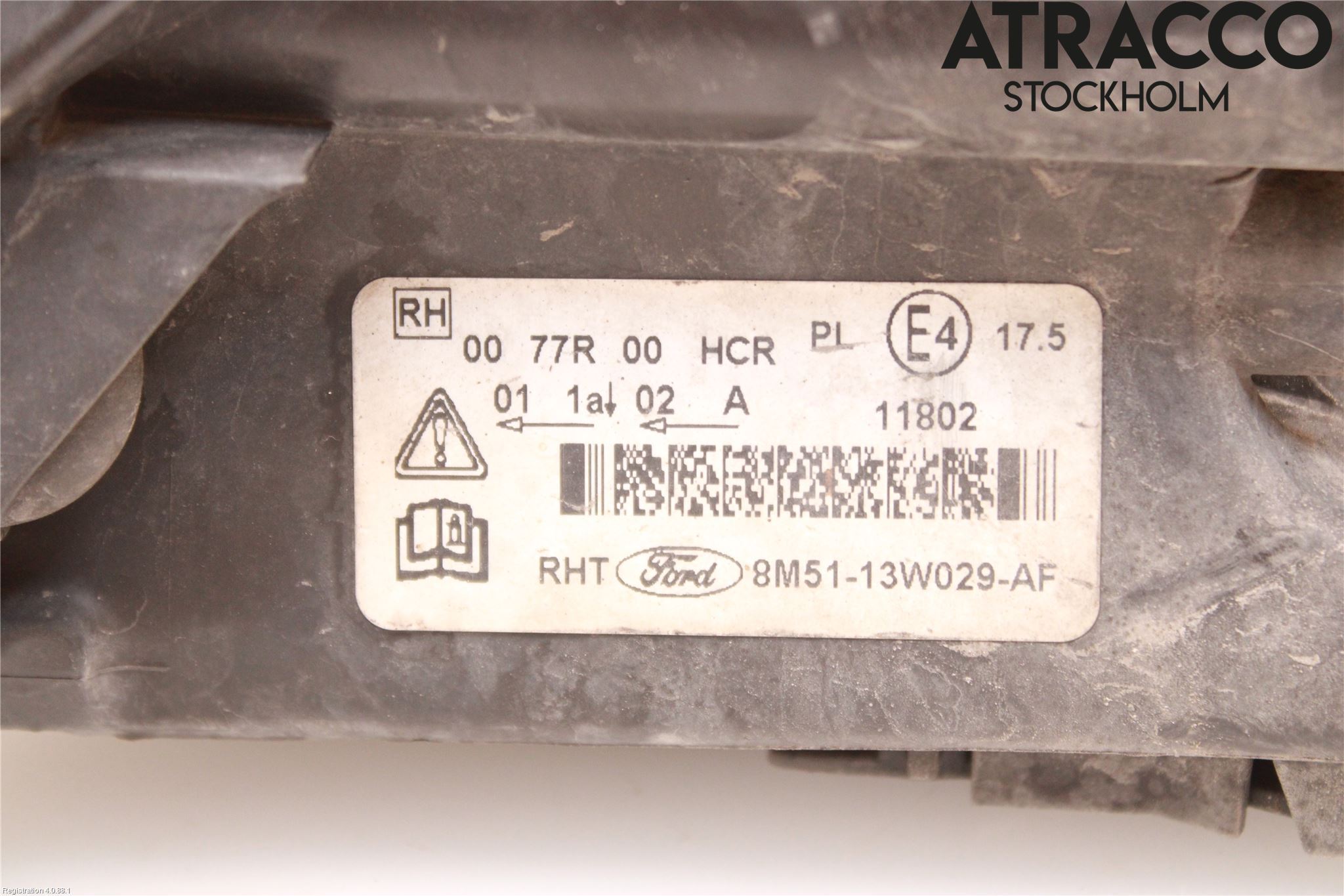 Ford FOCUS 08-11 Strålkastare Höger