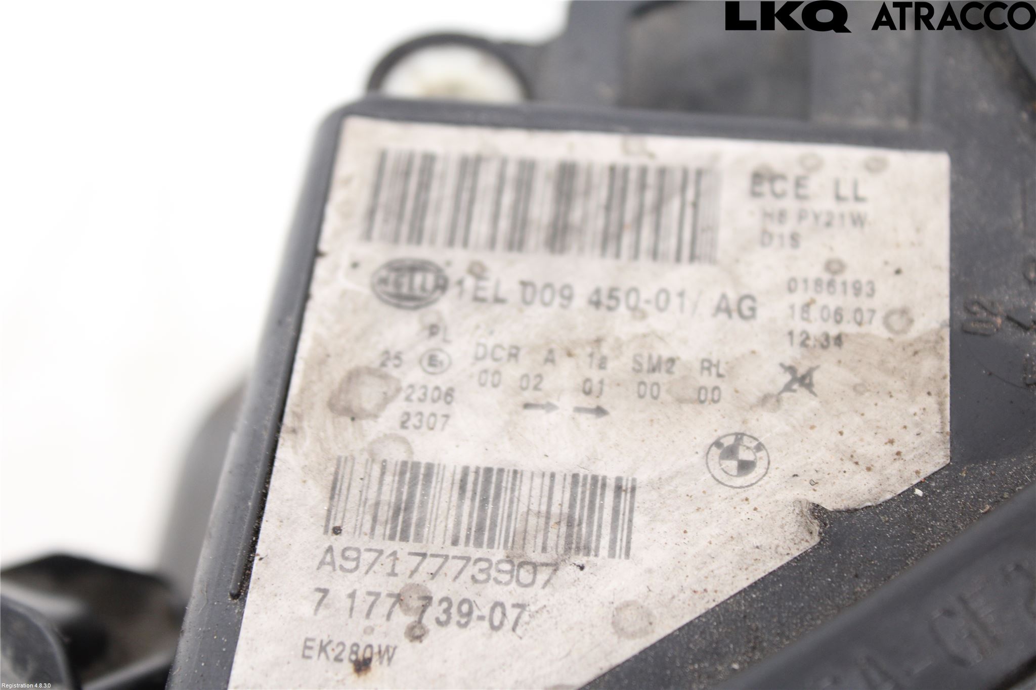 BMW 5 E60/61 Sed/Tou 02-10 Strålkastare Vänster