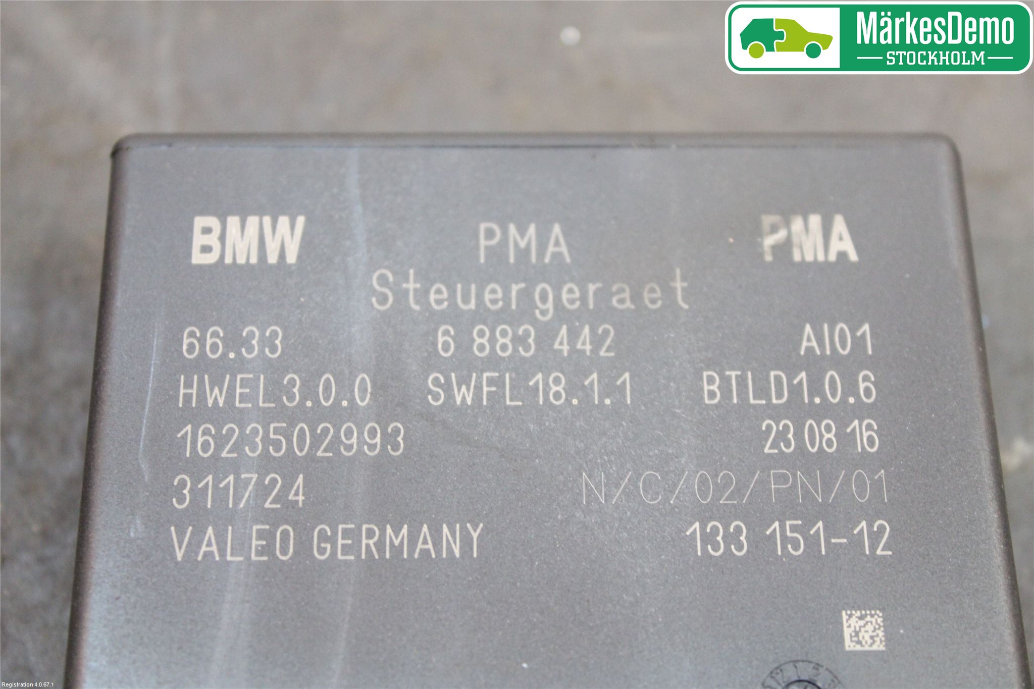 BMW X5 F15 13-18 Styrenhet Parkeringshjälp