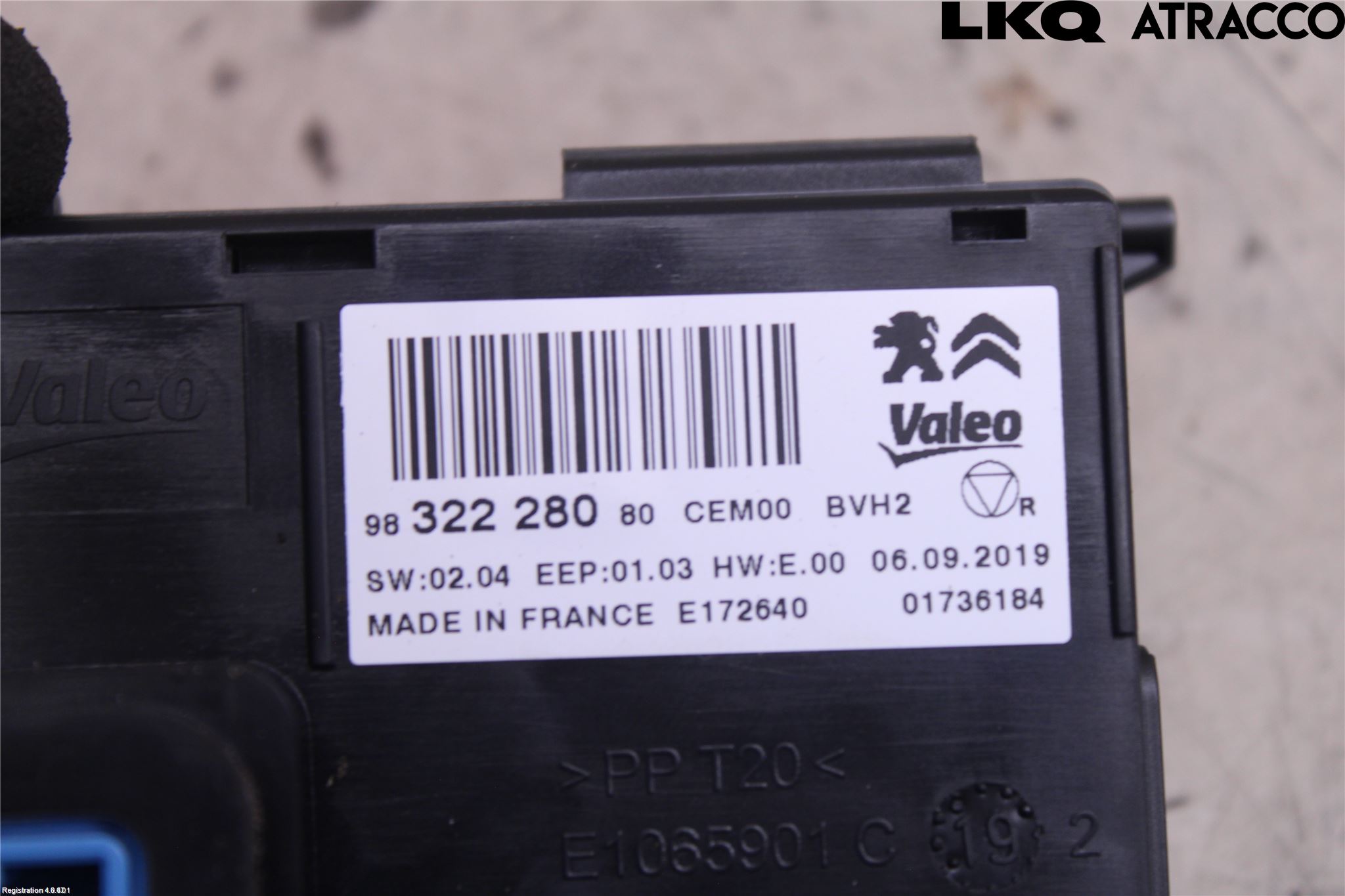 Peugeot EXPERT/E-EXPERT 17- Ac Styrenhet Ac Manöveren