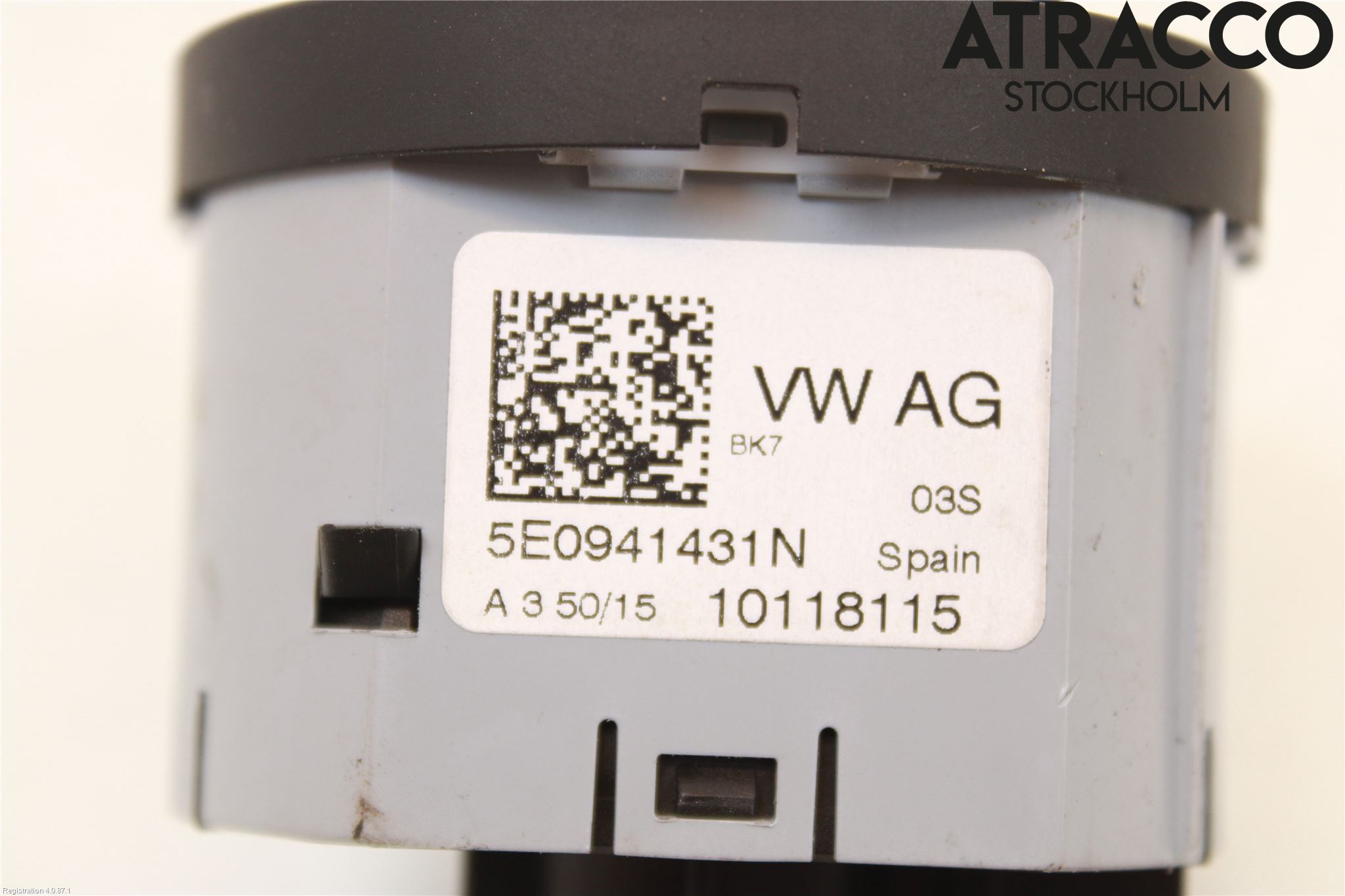 Skoda RAPID Strömställare Ljus