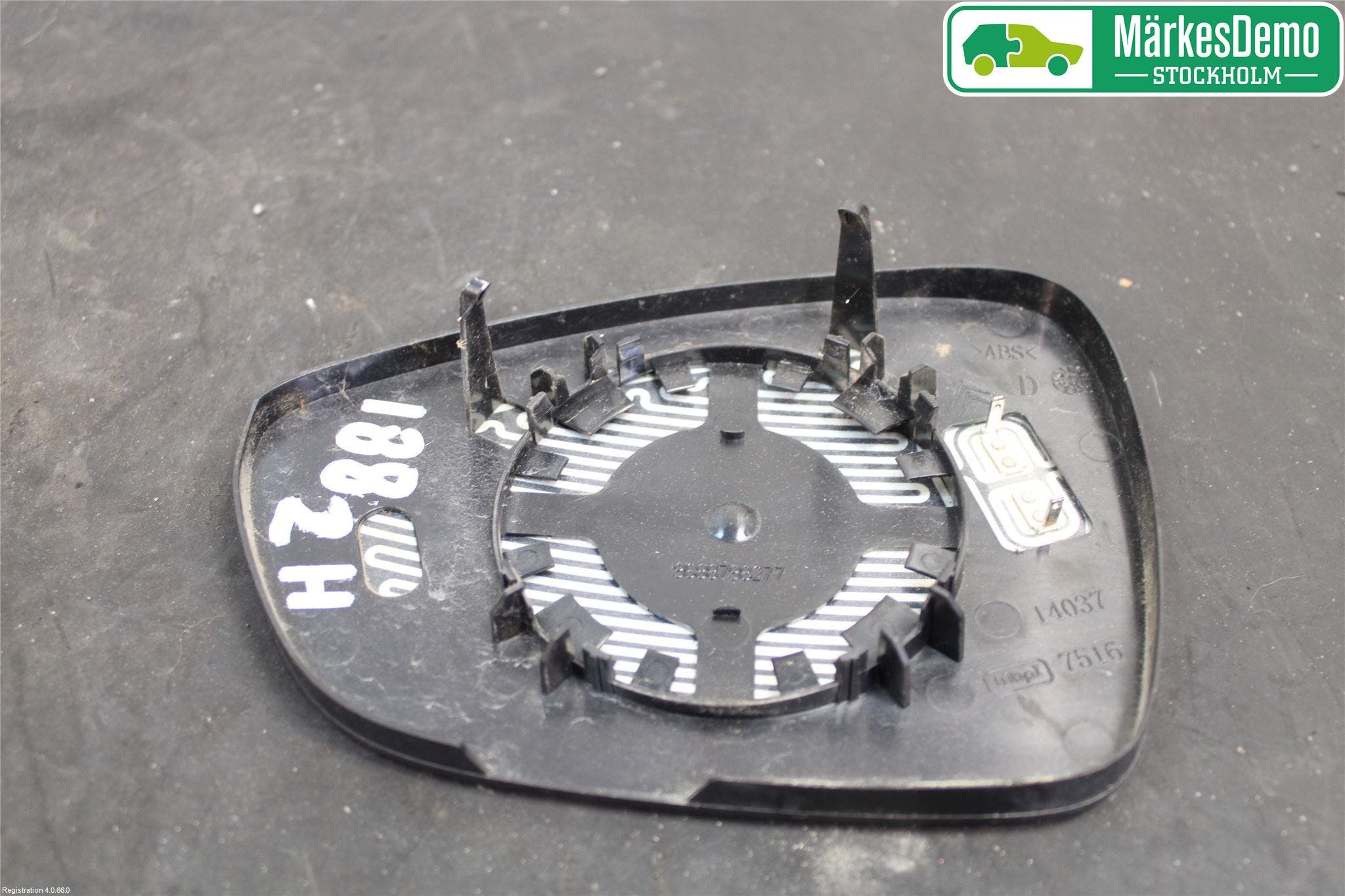 Citroen C4 I 05-10 Spegelglas Hö