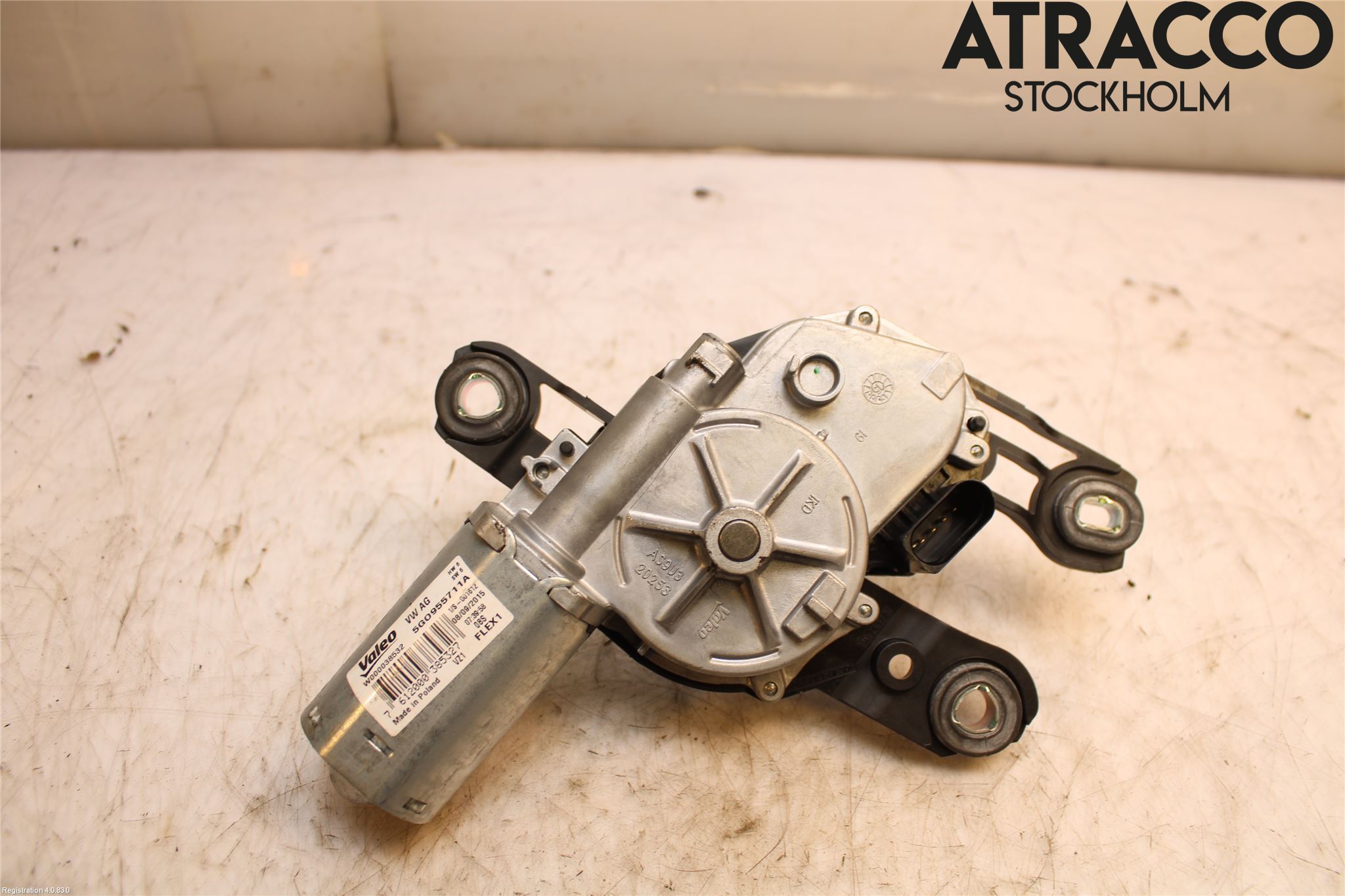 Volkswagen VW GOLF / E-GOLF VII 13-20 Torkarmotor Baklucka
