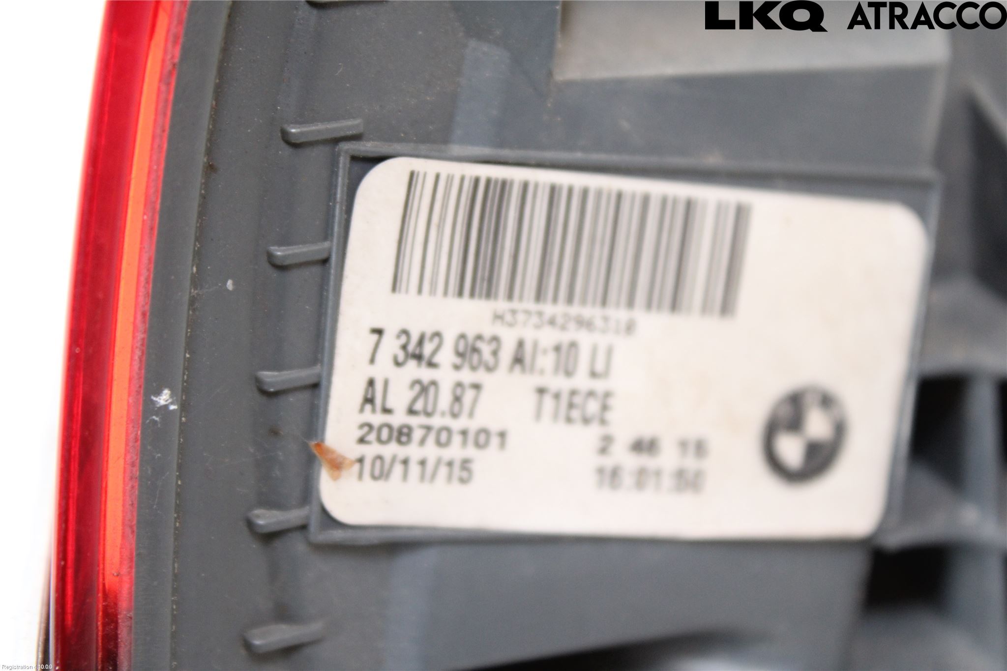 BMW 7 G11/G12 15-22 Bakljus Vänster