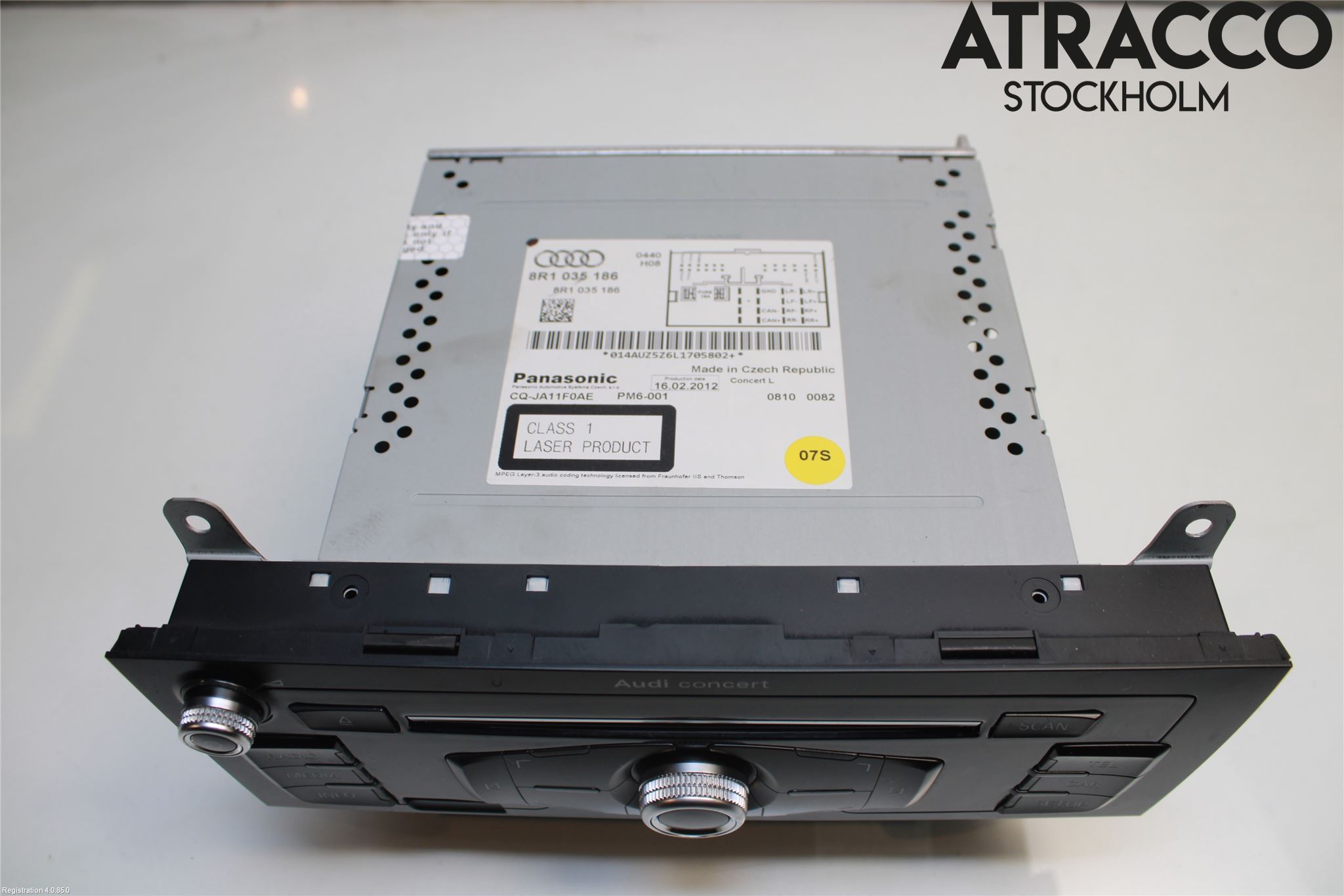 Audi A4/S4 08-11 Cd Radio - Multimediapanel