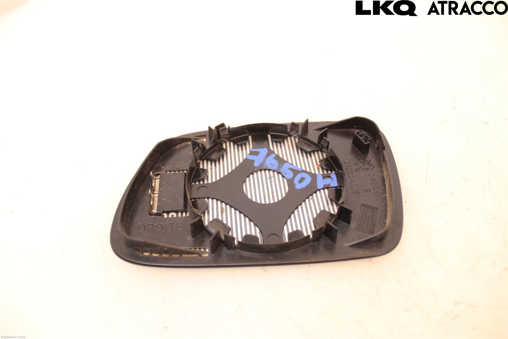 Peugeot 307     01-05 Spegelglas Hö