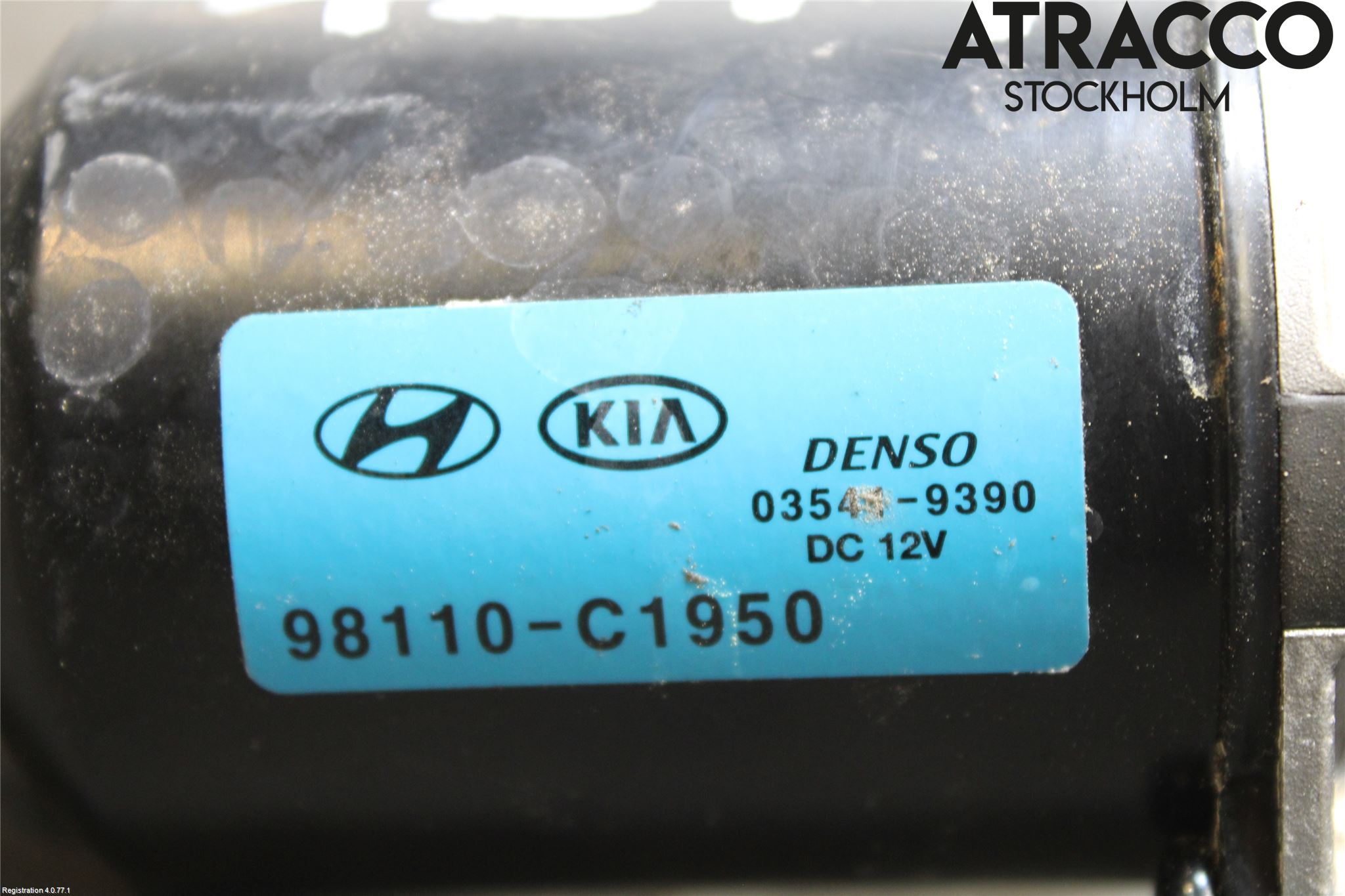 Hyundai KONA/ELECTRIC OS 18-23 Torkarmotor Vindruta