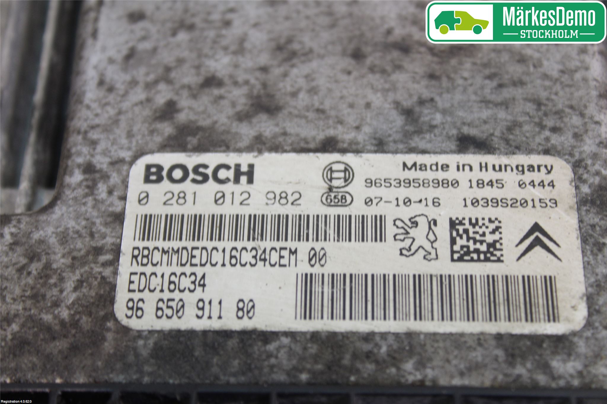 Peugeot EXPERT 07-14 Styrenhet Insprut Bensin