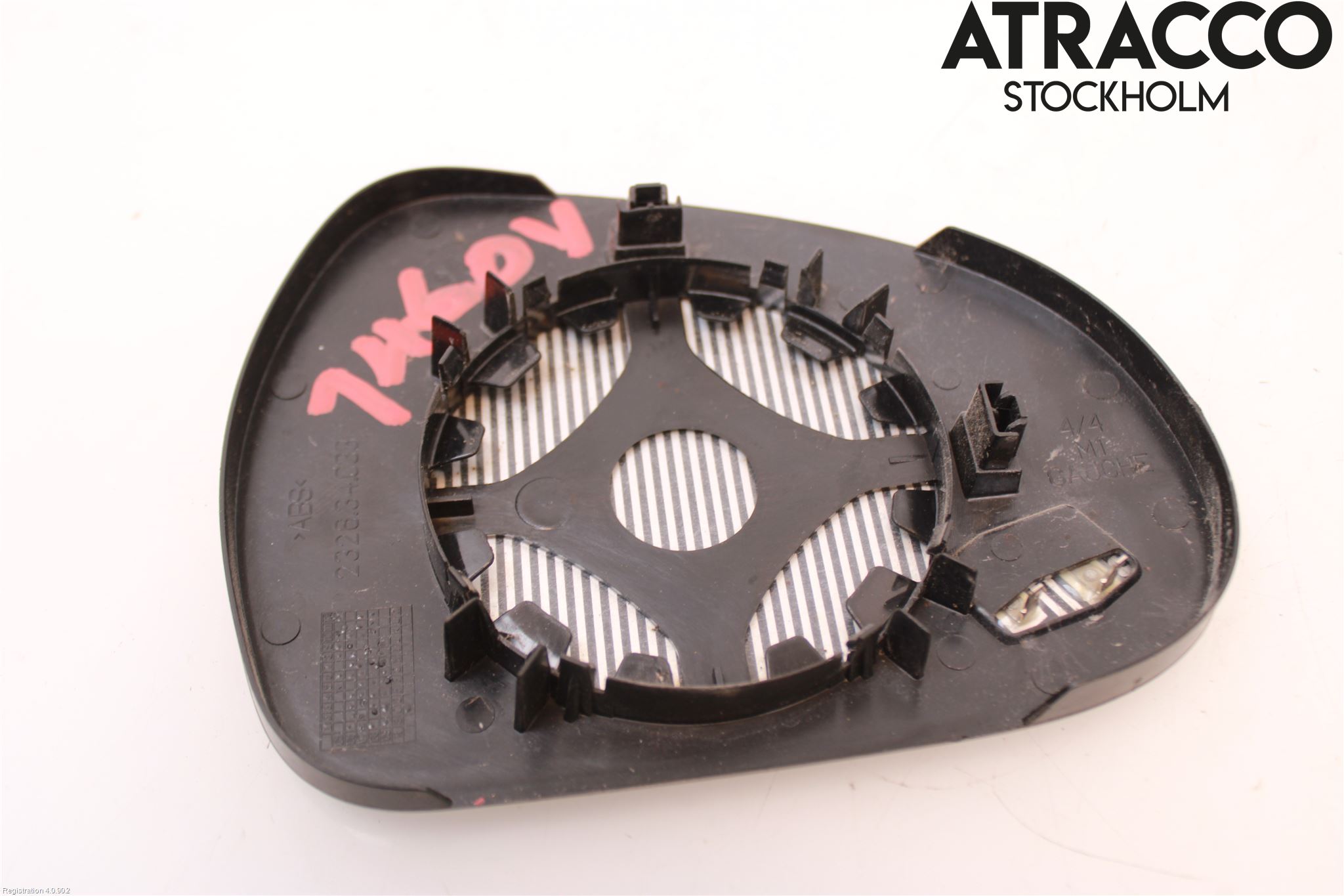 Peugeot 207 Spegelglas Vä