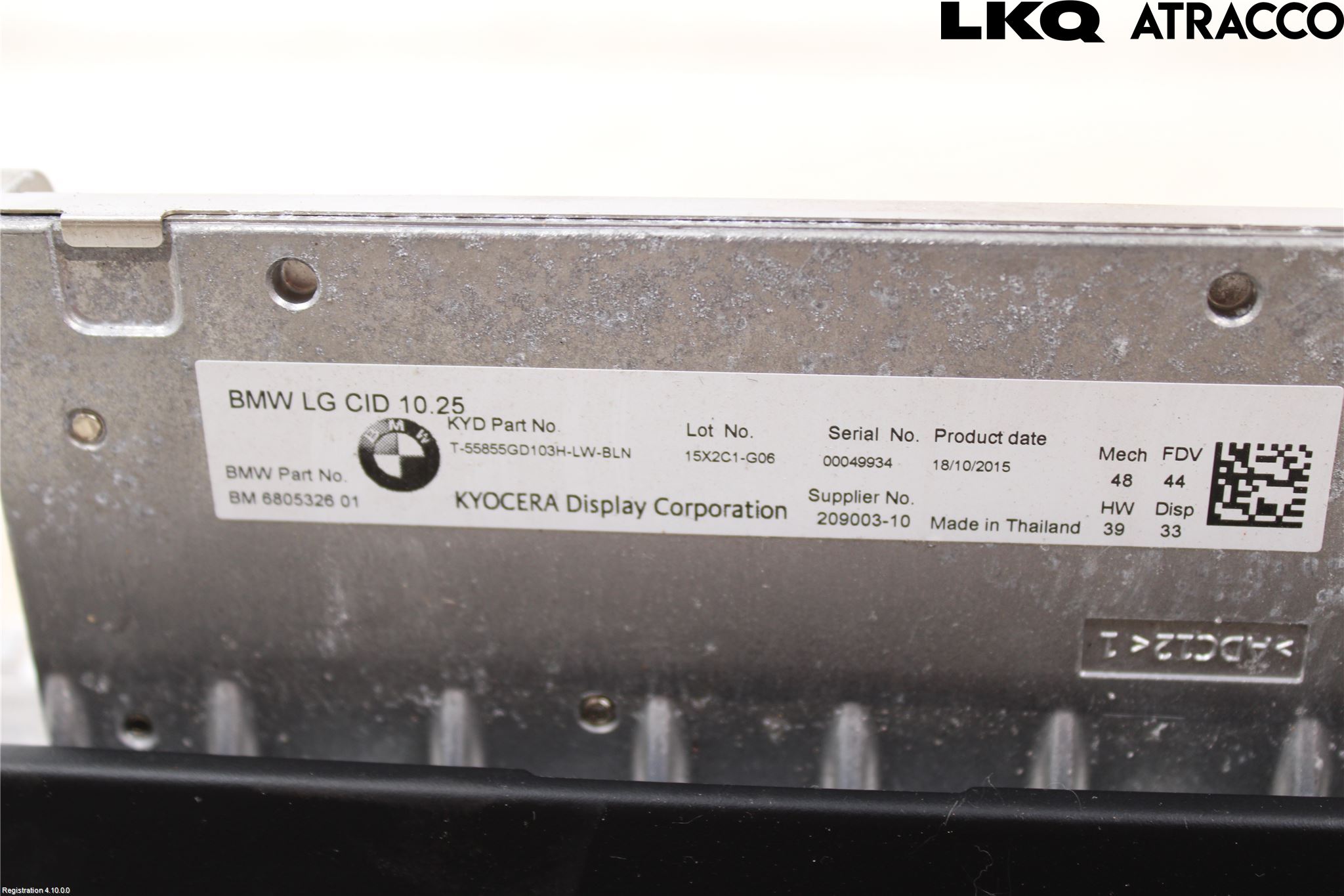 BMW 7 G11/G12 15-22 Multifunktionsdisplay