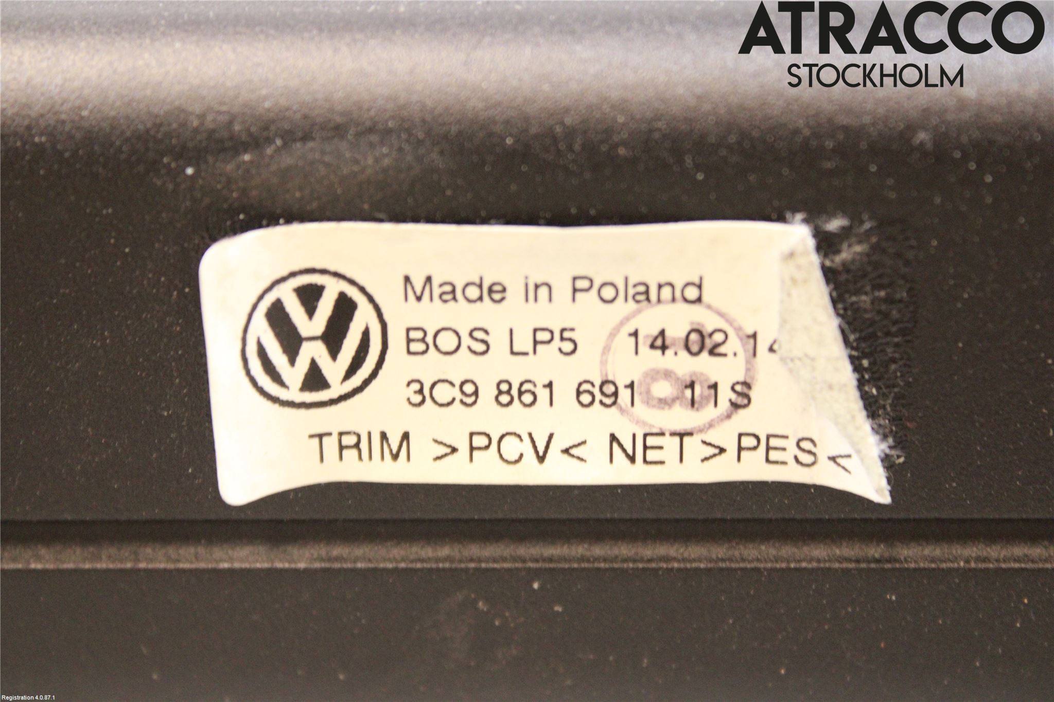 Volkswagen VW PASSAT 11-14 Lastnät