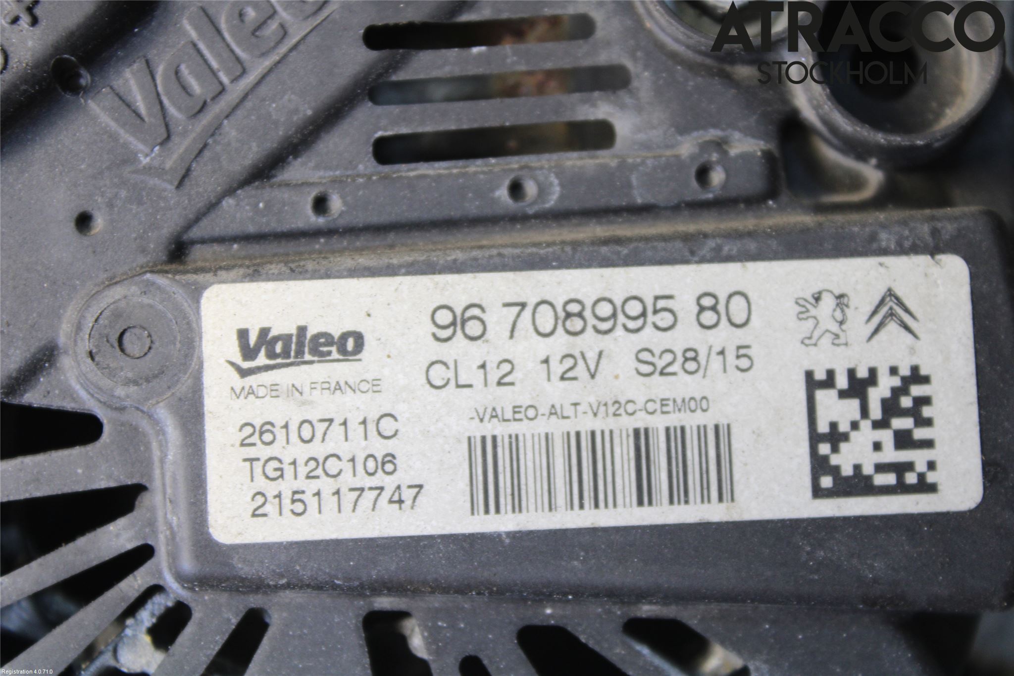 Peugeot 308 14-21 Generator