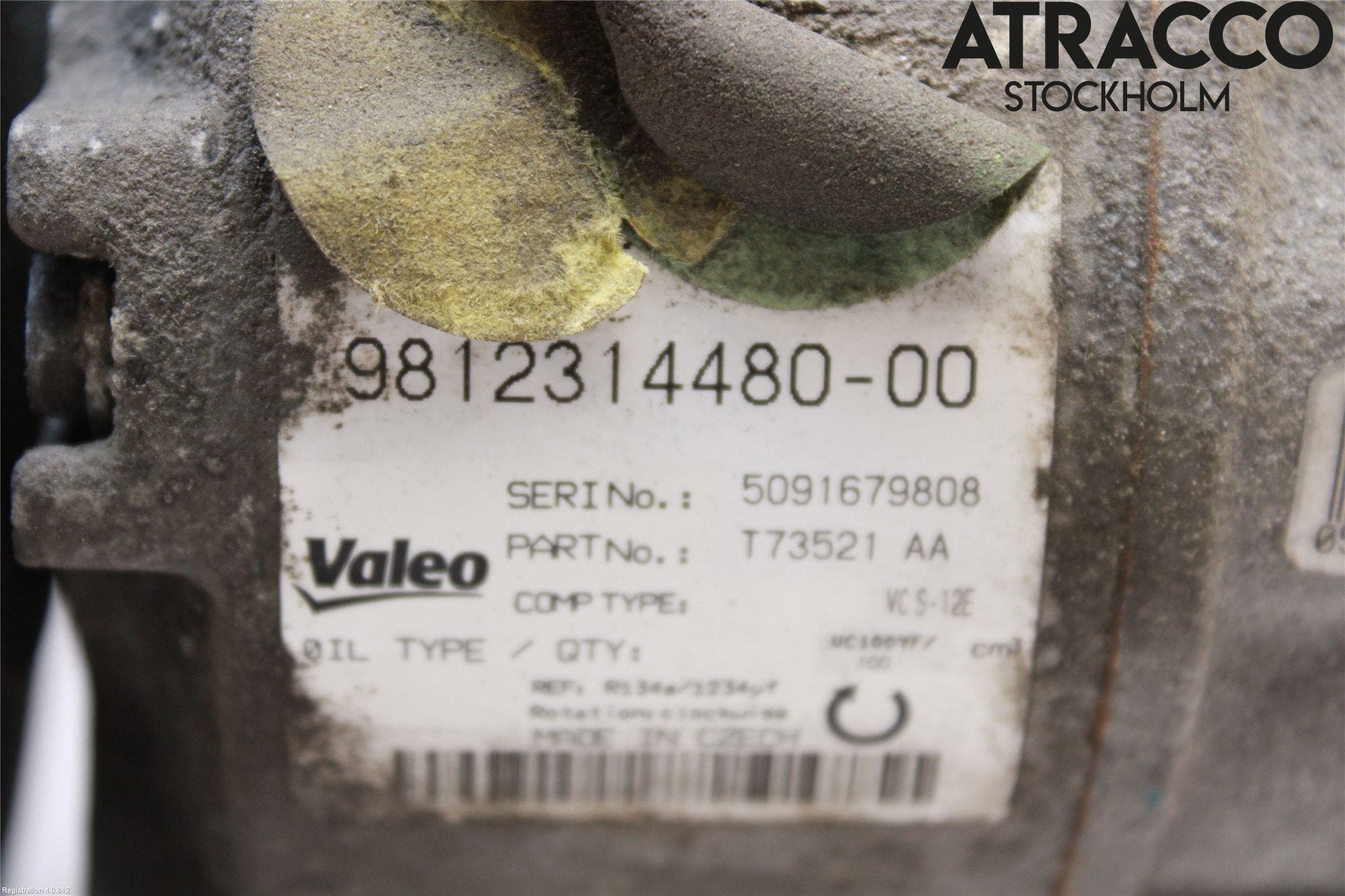 Citroen C4 GRAND PICASSO 14-18 Ac Kompressor