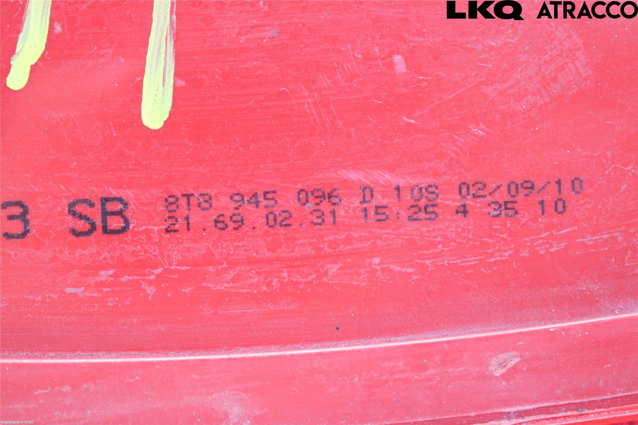 Audi A5 07-16 Bakljus Höger