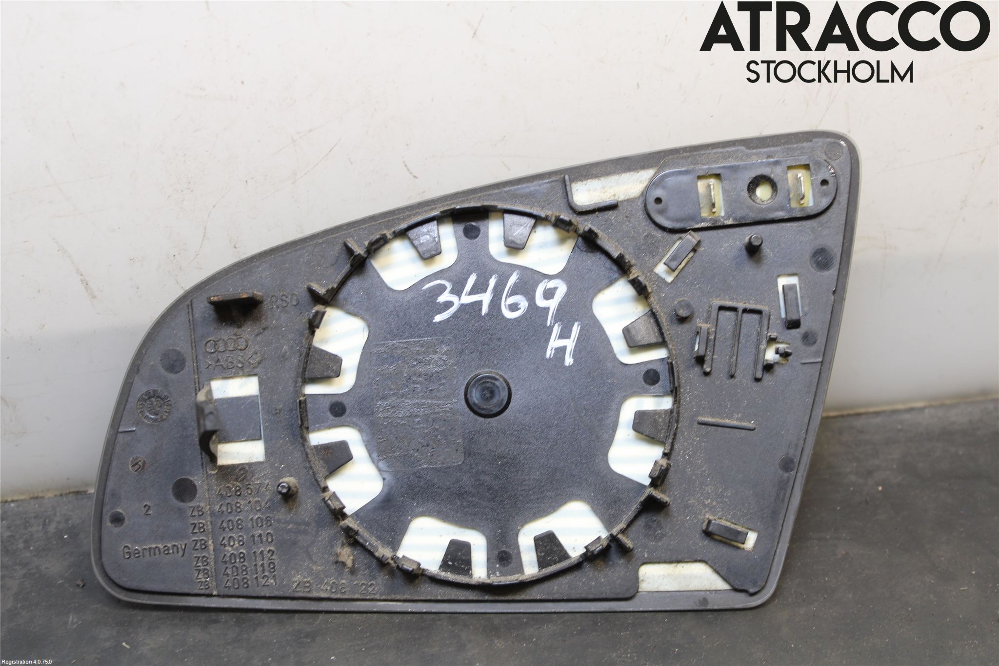 Audi A3/S3     04-05 Spegelglas Hö