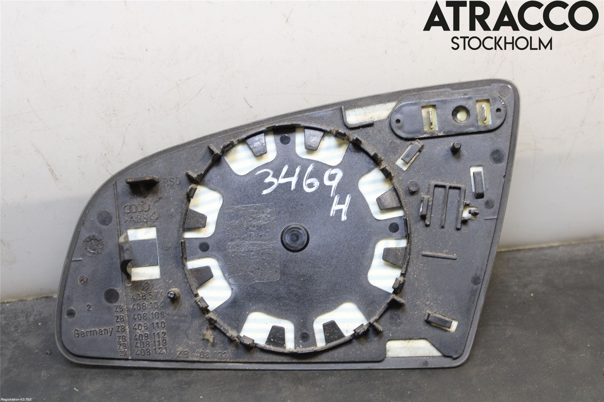 Audi A3/S3     04-05 Spegelglas Hö