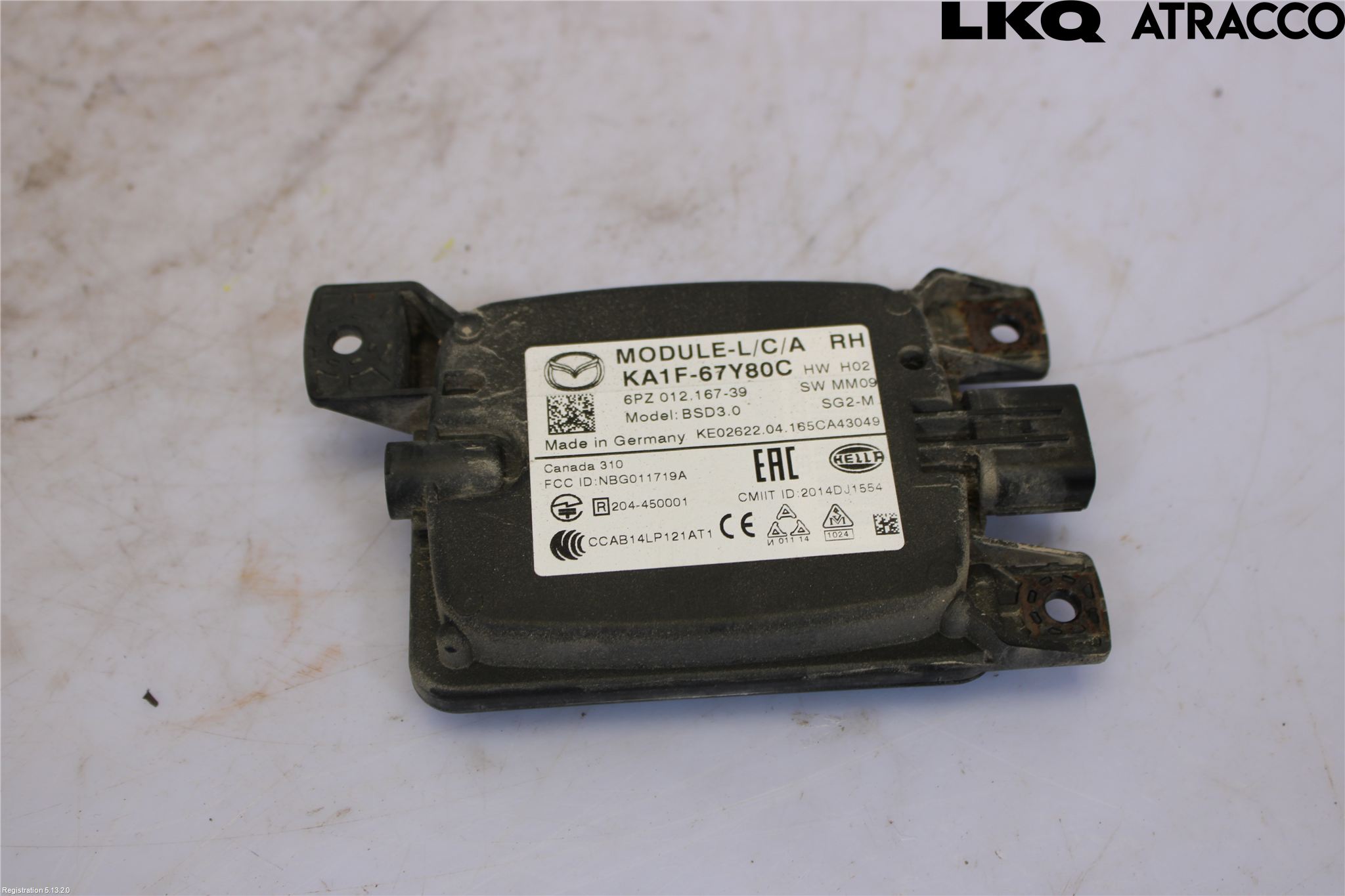 Mazda CX-5 12-17 Sensor Aktivt Kollisionsskydd