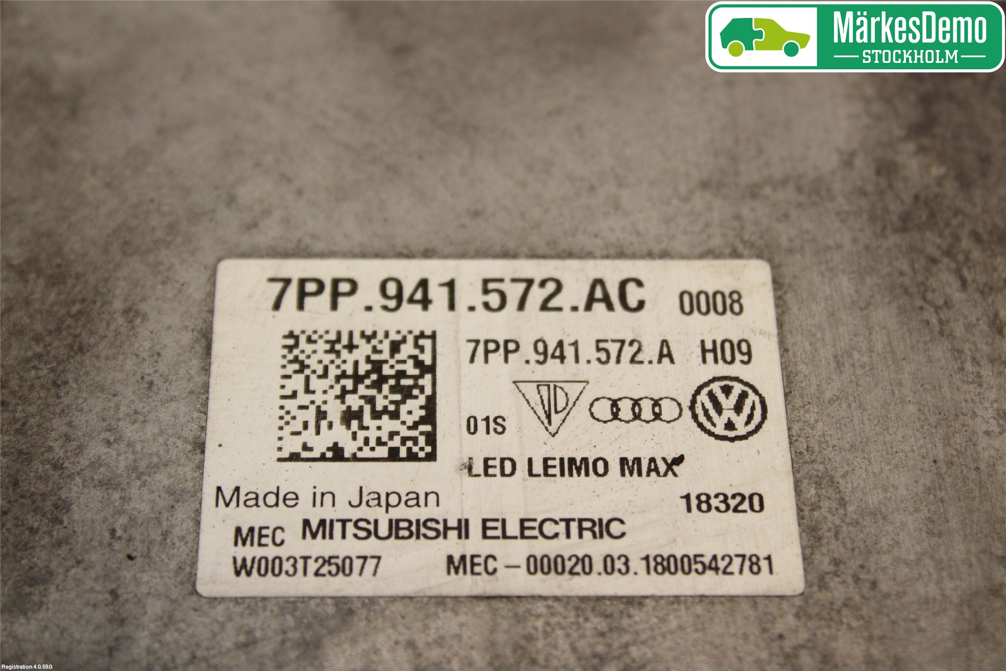 Audi A5 17- Styrenhet Strålkastare