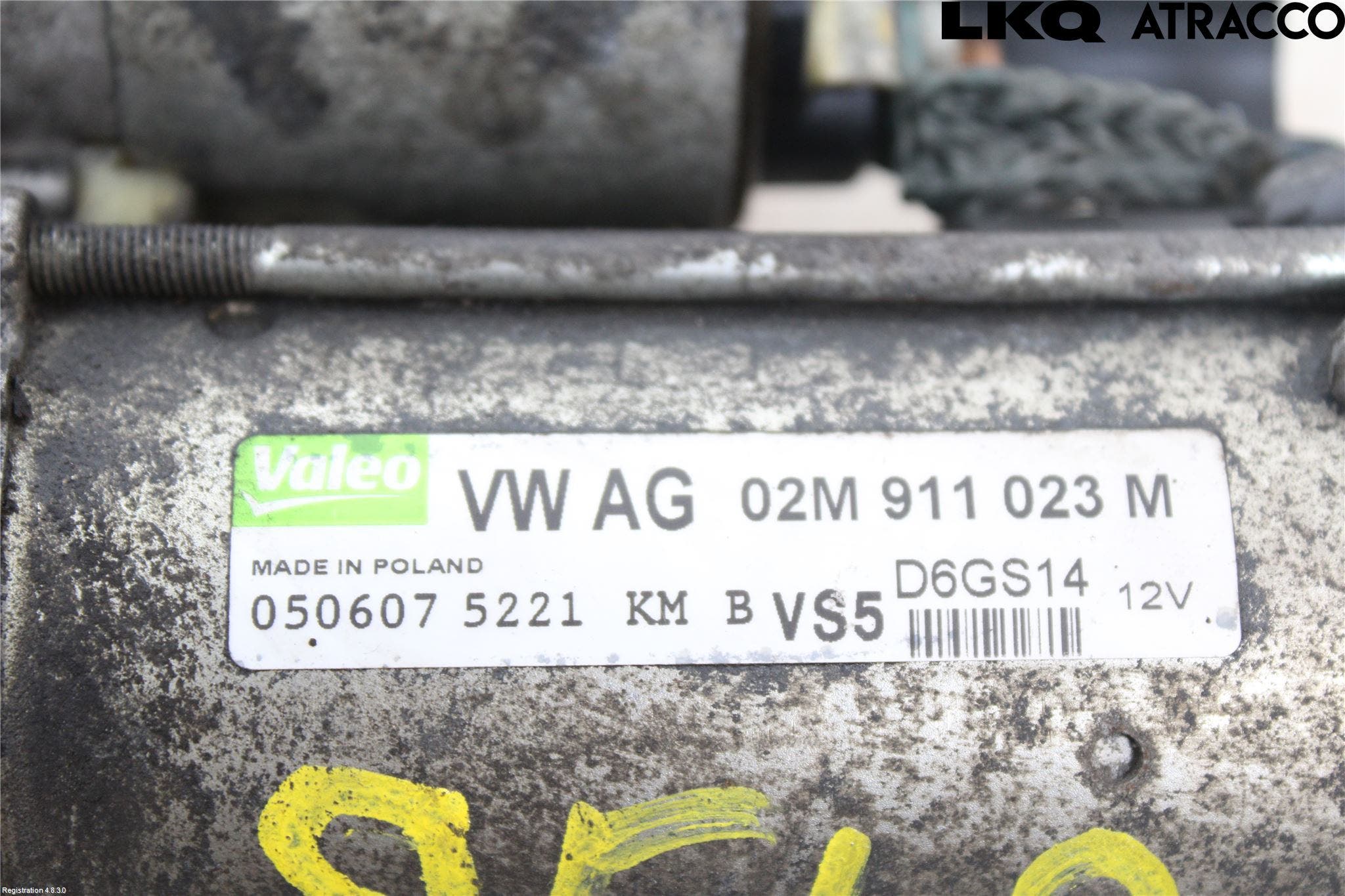 Volkswagen VW PASSAT 05-11 Startmotor