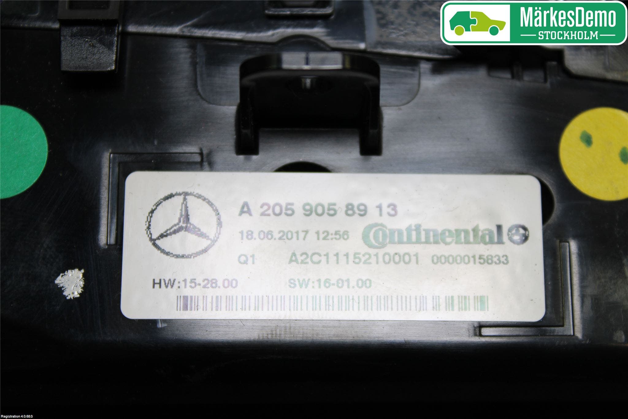 Mercedes-Benz MB C-KLASS (W205) 14-21 Ac Styrenhet Ac Manöveren