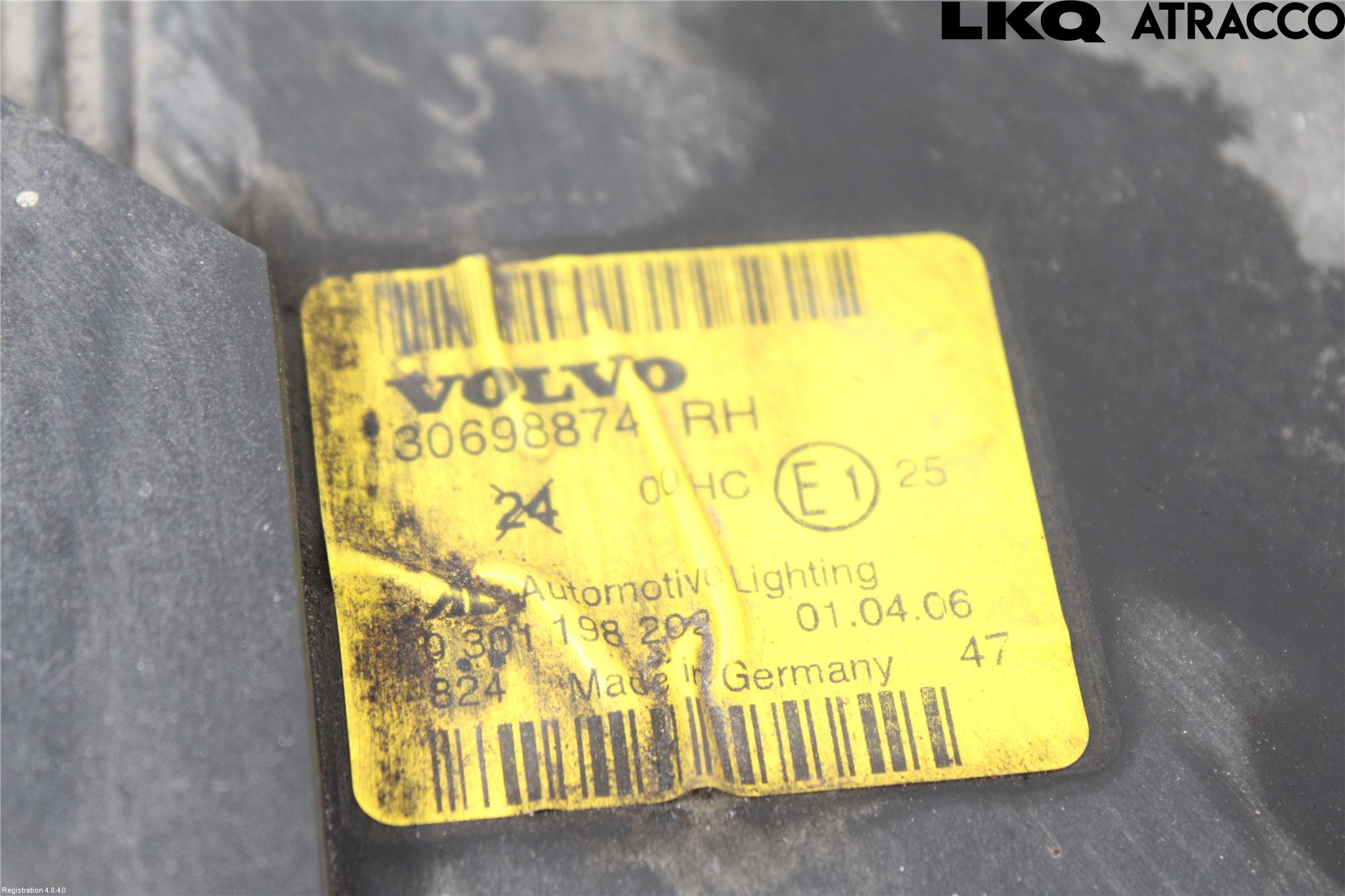 Volvo S40 04-07 Strålkastare Vänster