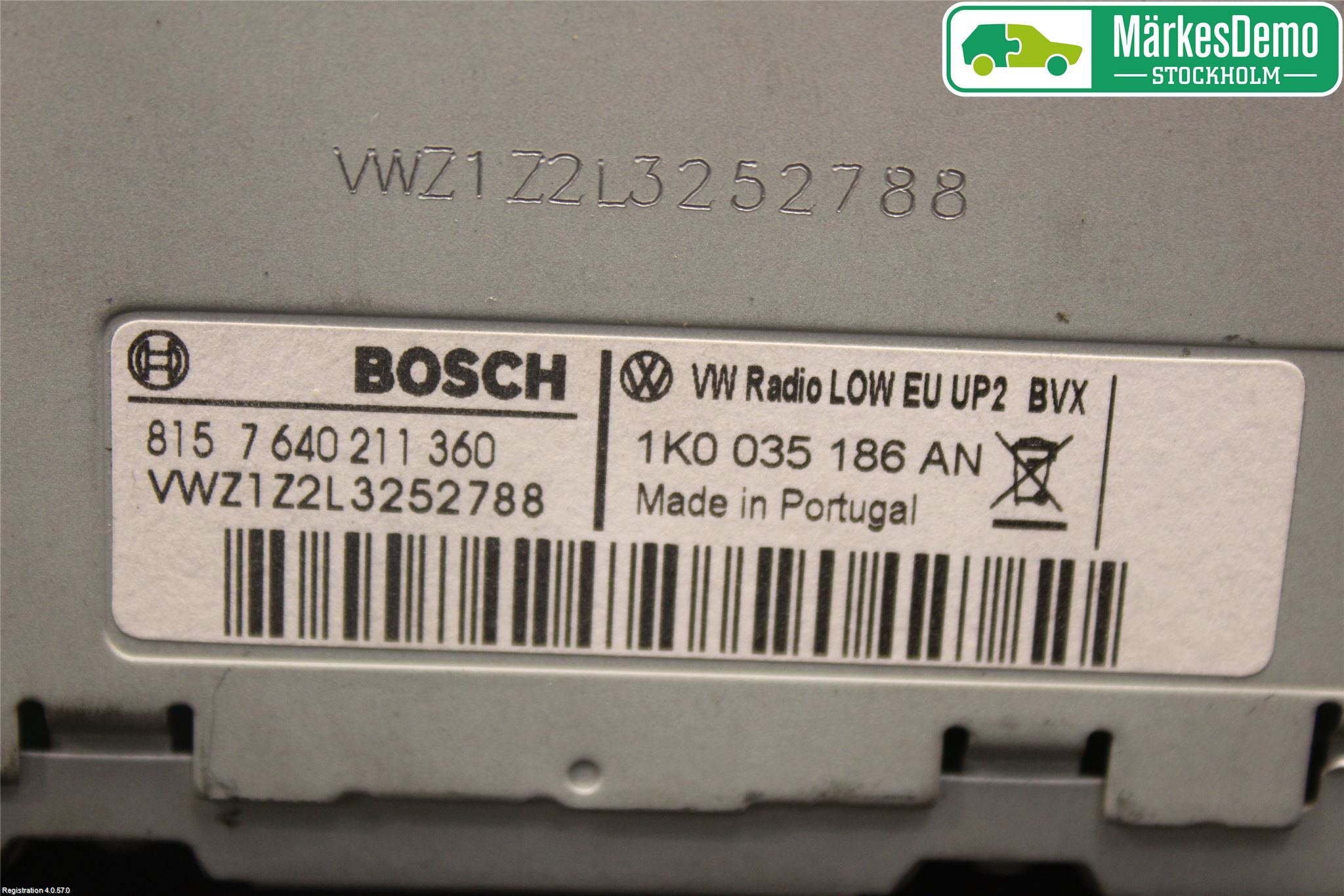 Volkswagen VW CADDY 11-15 Cd Radio - Multimediapanel