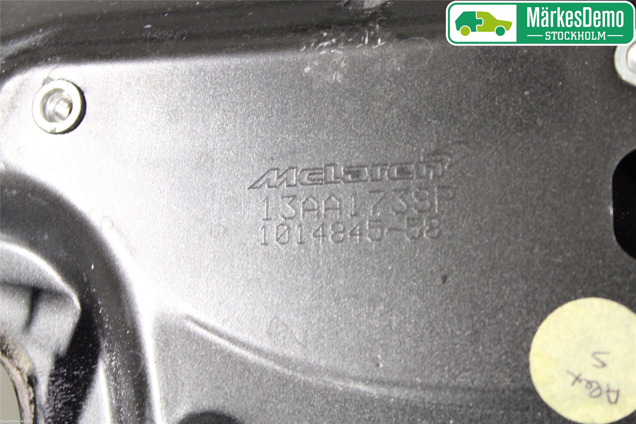 McLAREN Baklucka (Ej Med Ruta)