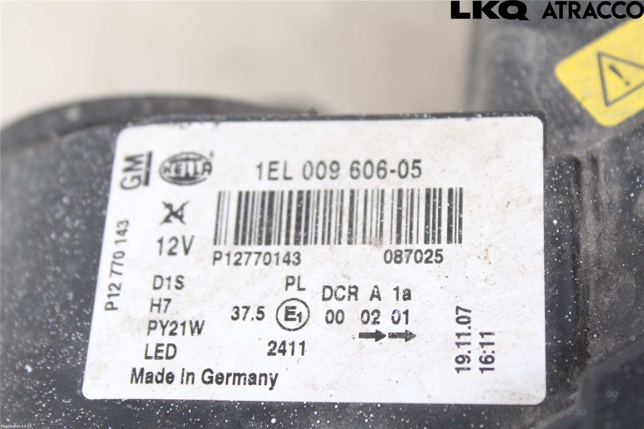 Saab 9-3 VER2/VER3 08-15 Strålkastare Vänster